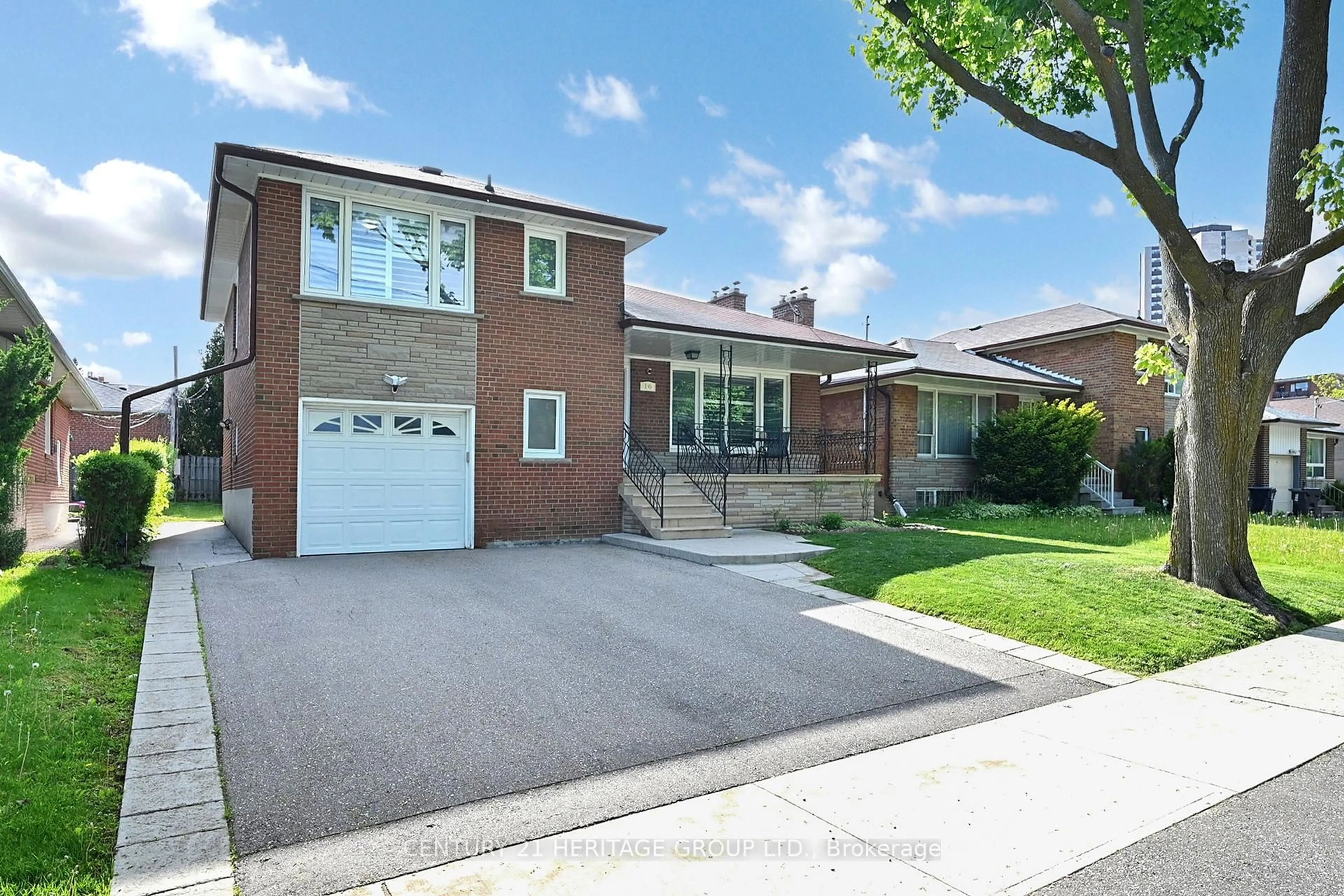 Home with brick exterior material, street for 16 Marblehead Rd, Toronto Ontario M9R 3B6