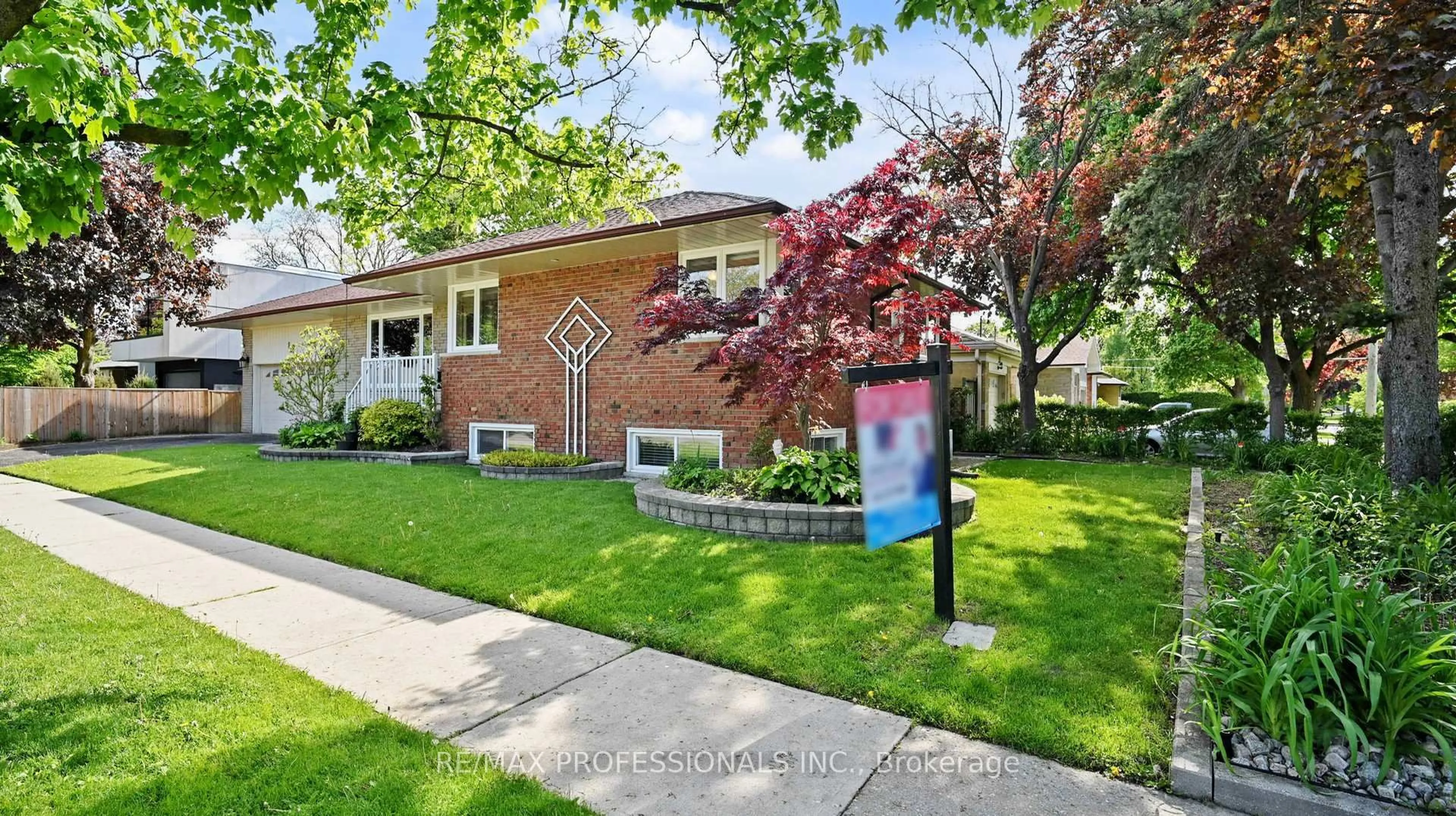 Home with brick exterior material, street for 2 Woodpark Rd, Toronto Ontario M9P 1M1