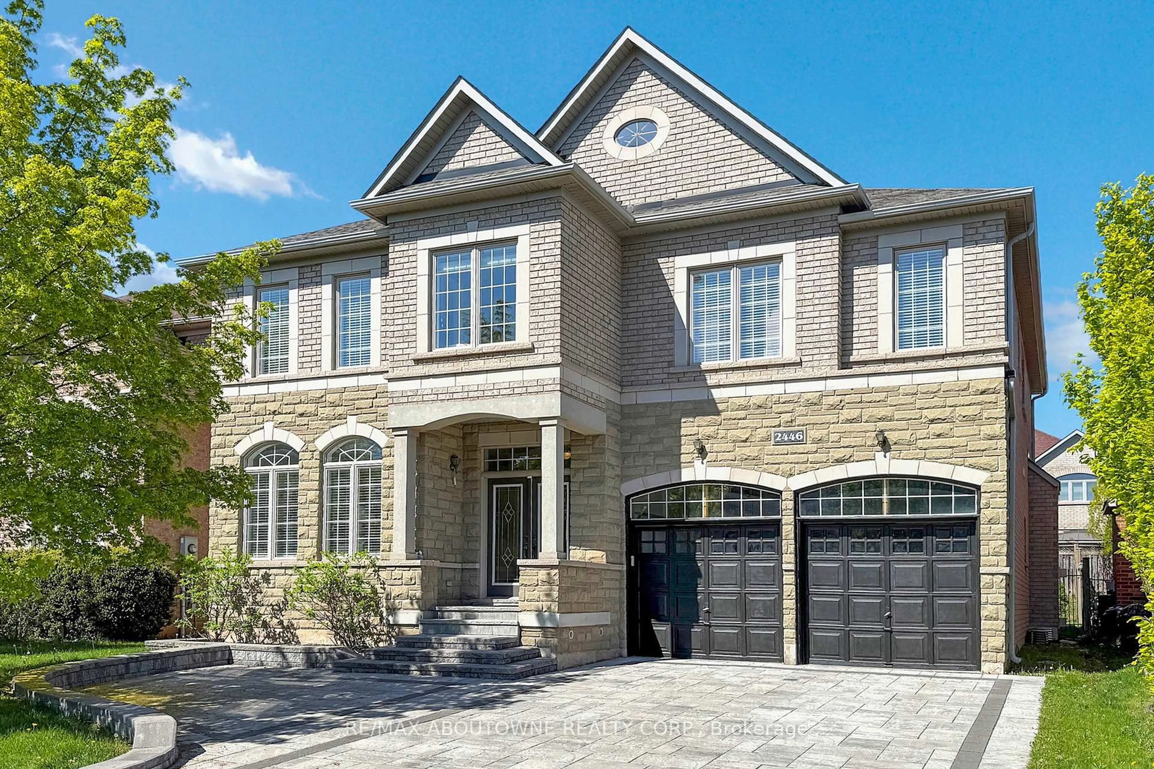 Home with brick exterior material, street for 2446 Tesla Cres, Oakville Ontario L6H 7T6