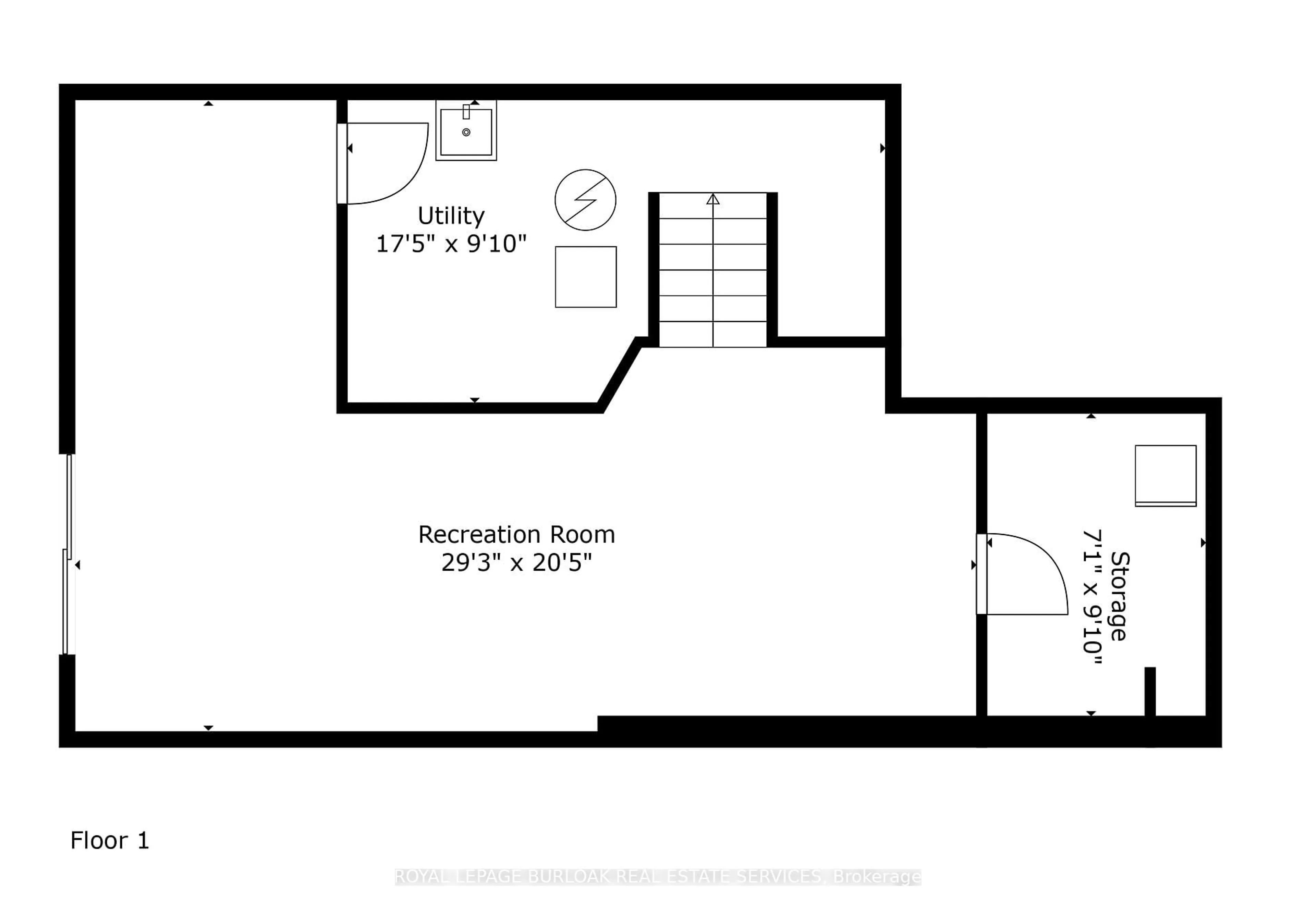 Floor plan for 5334 Dryden Ave, Burlington Ontario L7L 6Y7
