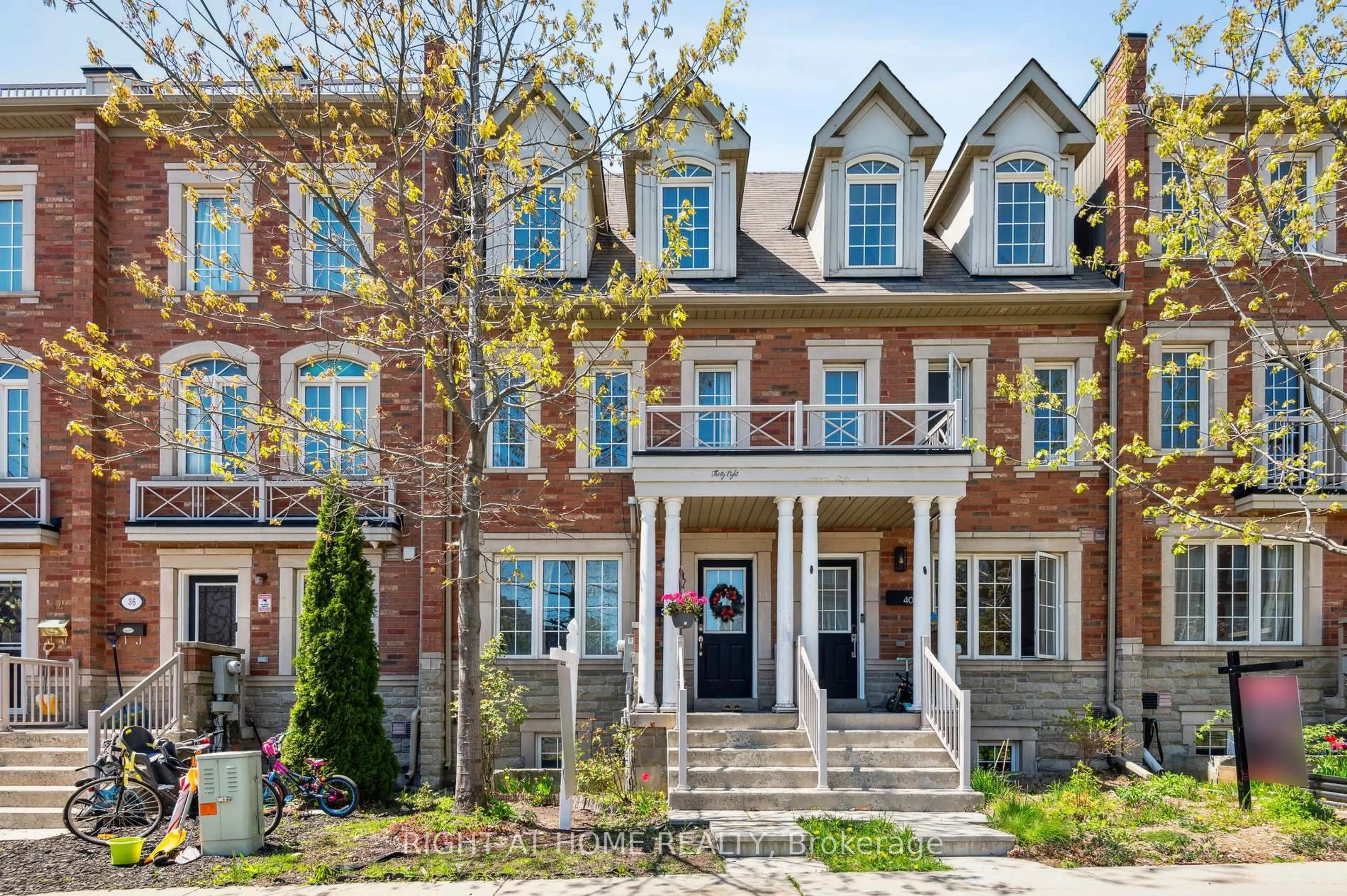 Home with brick exterior material, street for 38 Odoardo Di Santo Circ, Toronto Ontario M3L 0E7
