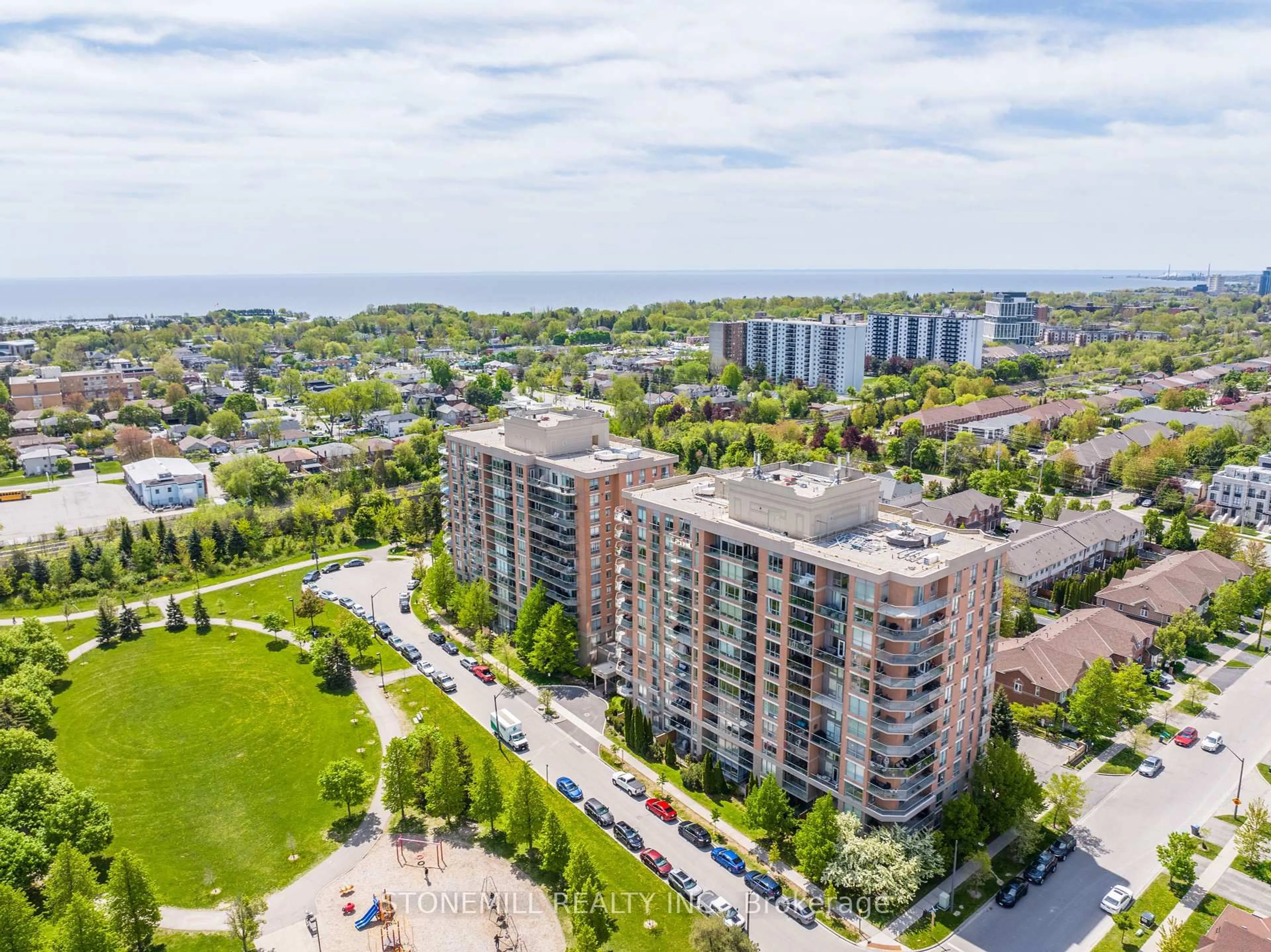 A pic from outside/outdoor area/front of a property/back of a property/a pic from drone, city buildings view from balcony for 1150 Parkwest Pl #1004, Mississauga Ontario L5E 3K4