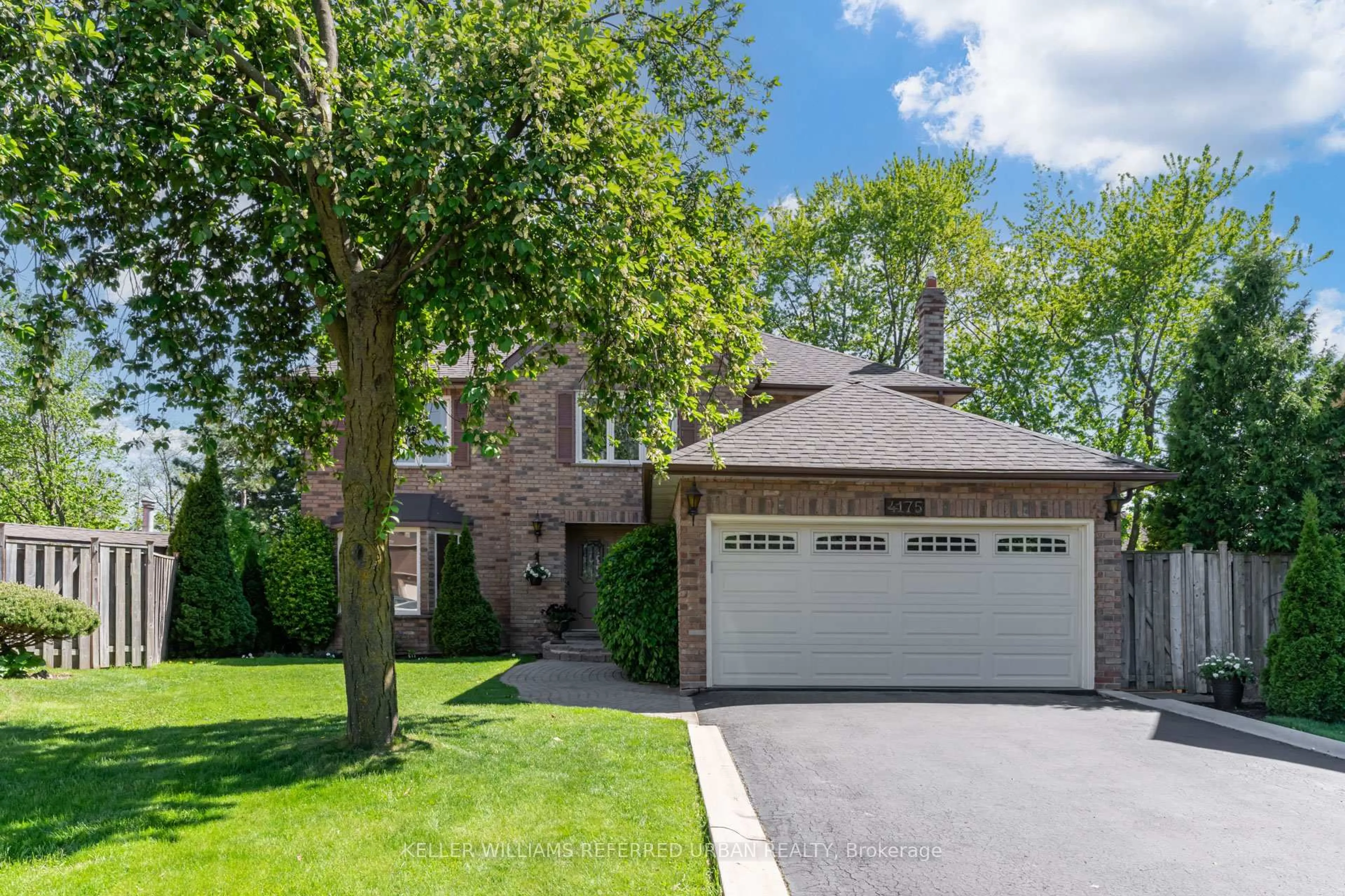 Home with brick exterior material, street for 4175 Tall Pine Crt, Mississauga Ontario L5C 3S7