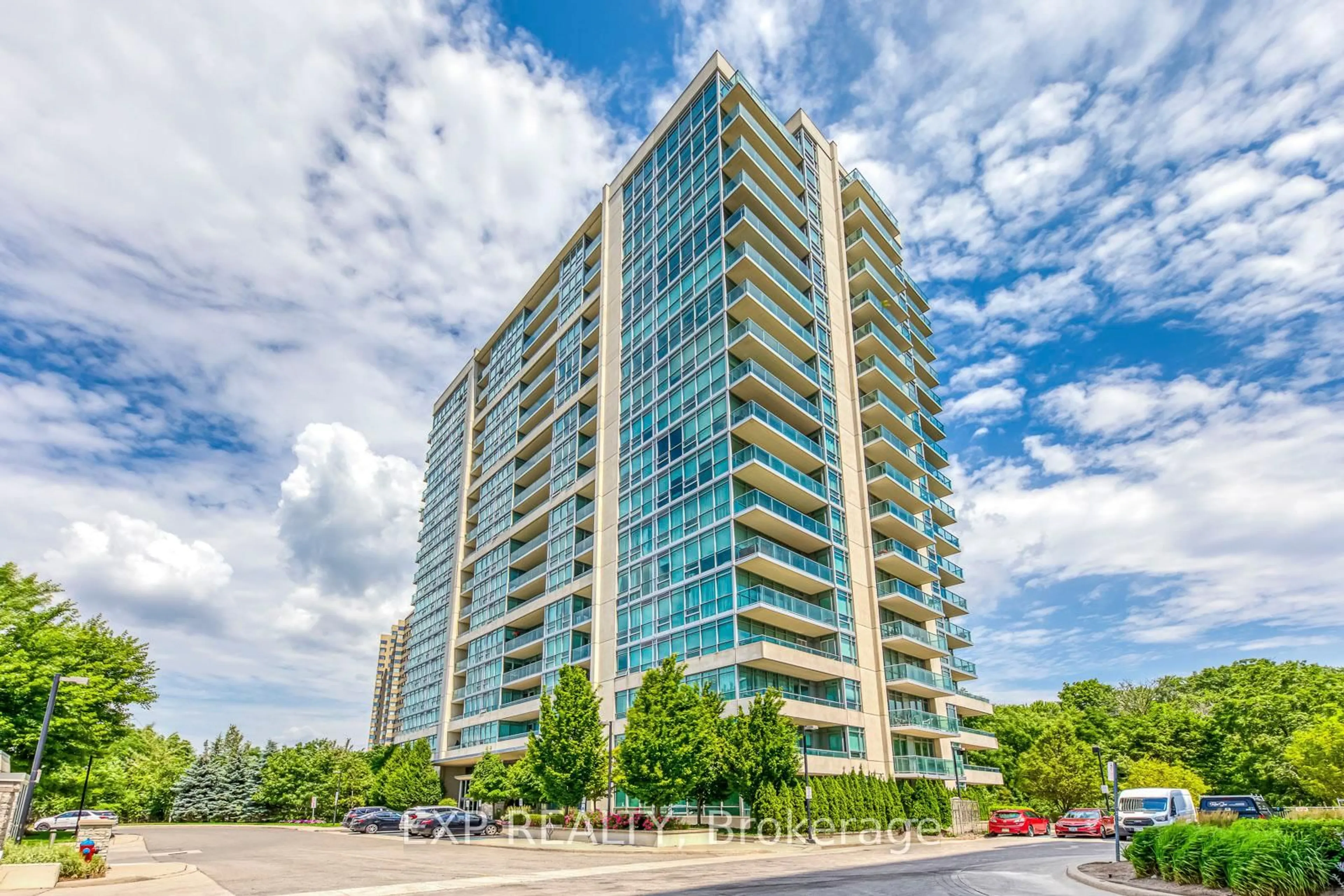 A pic from outside/outdoor area/front of a property/back of a property/a pic from drone, building for 1055 Southdown Rd #905, Mississauga Ontario L5J 0A3