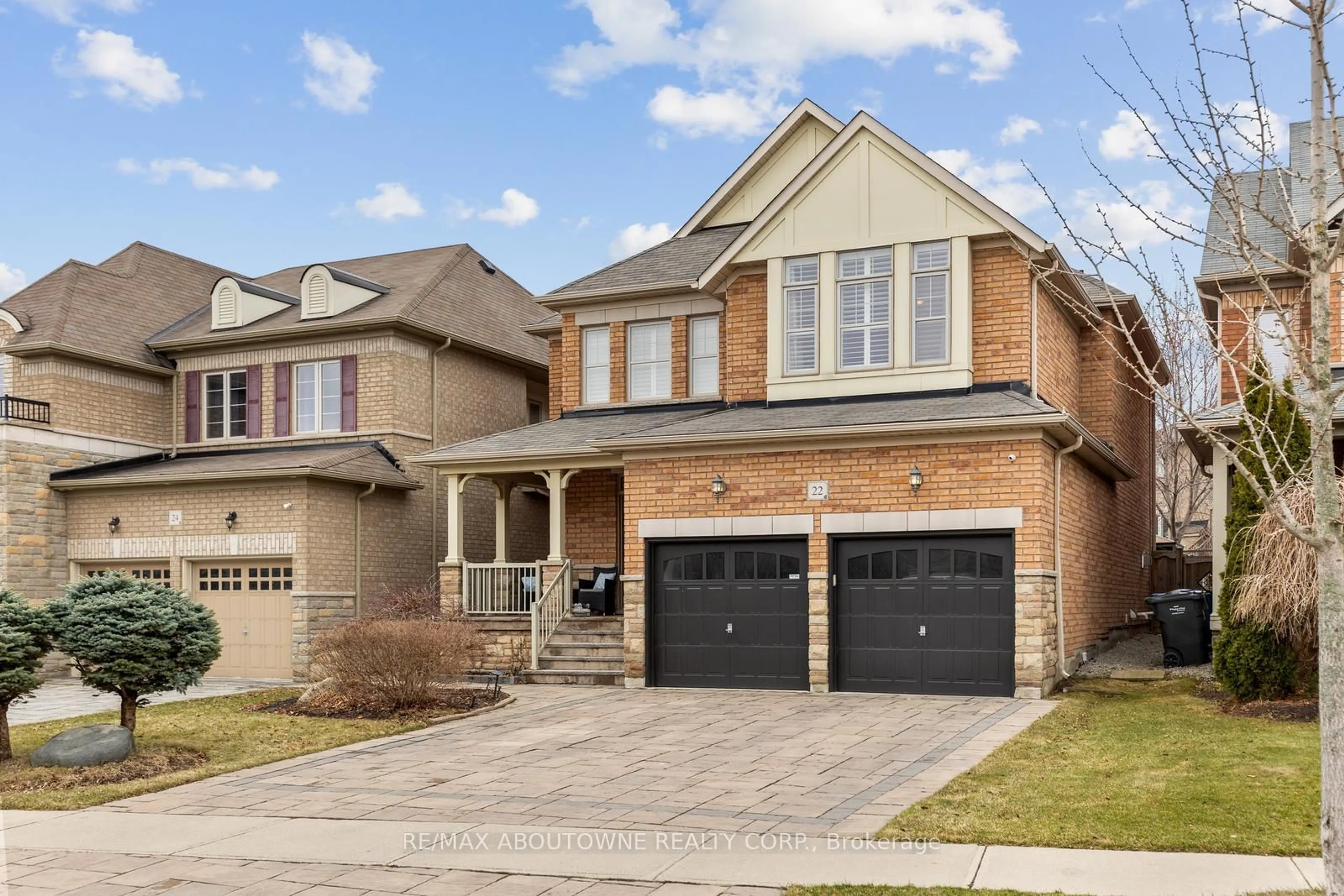 Home with brick exterior material, street for 22 Interlacken Dr, Brampton Ontario L6X 0W7