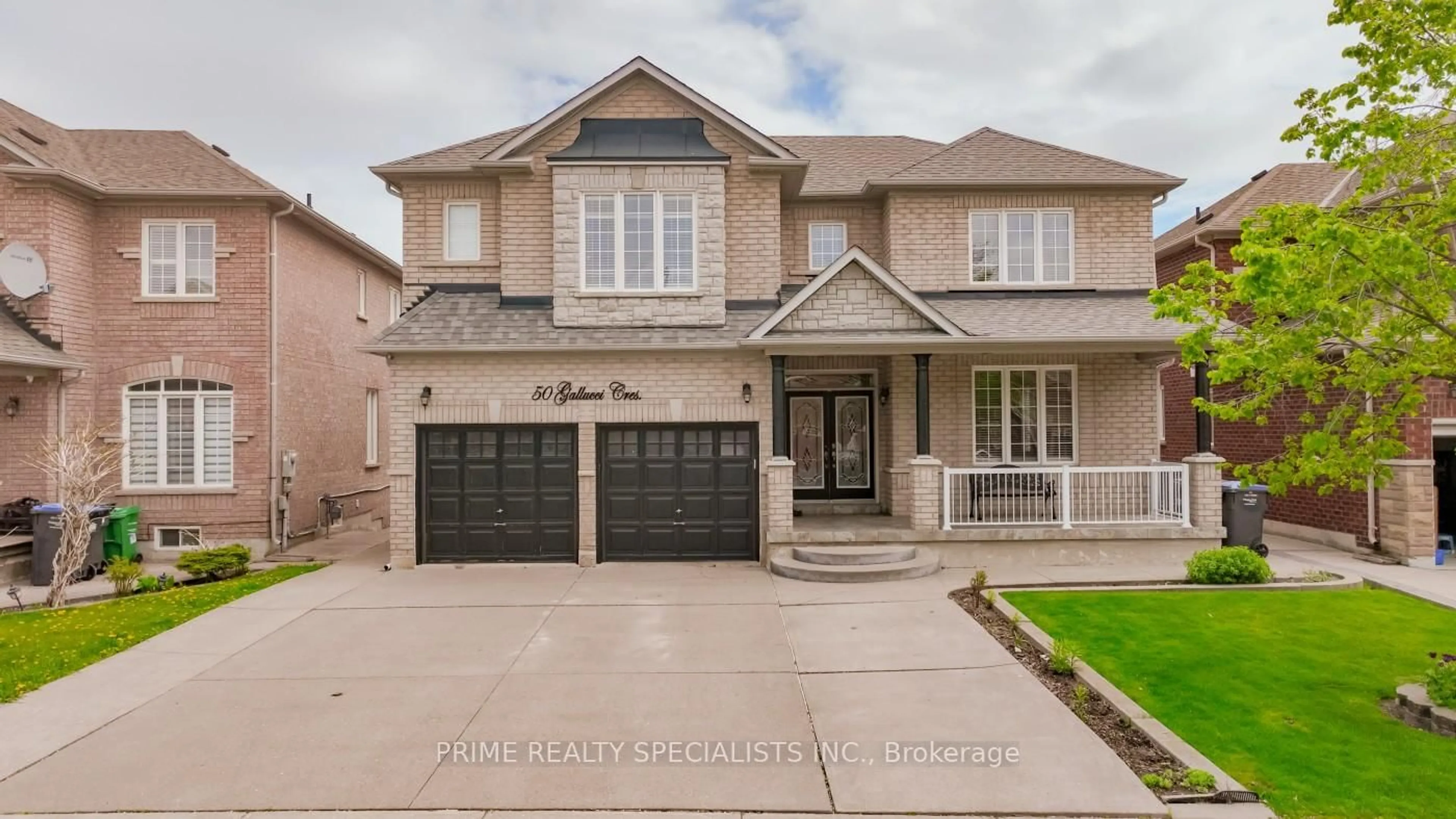 Home with brick exterior material, street for 50 Gallucci Cres, Brampton Ontario L6P 1R6