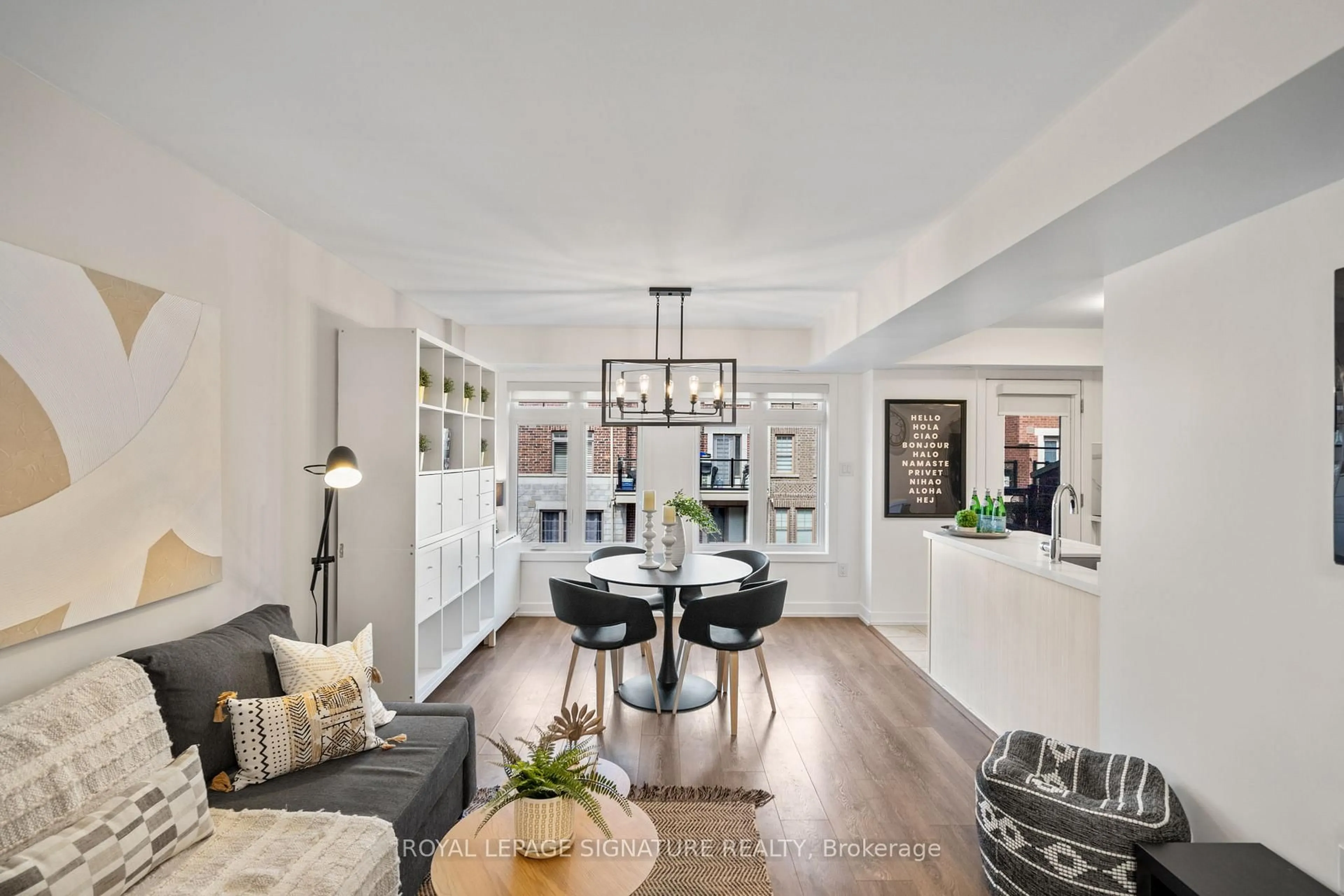 Open concept kitchen, unknown for 60 Parrotta Dr #266, Toronto Ontario M9M 0E5