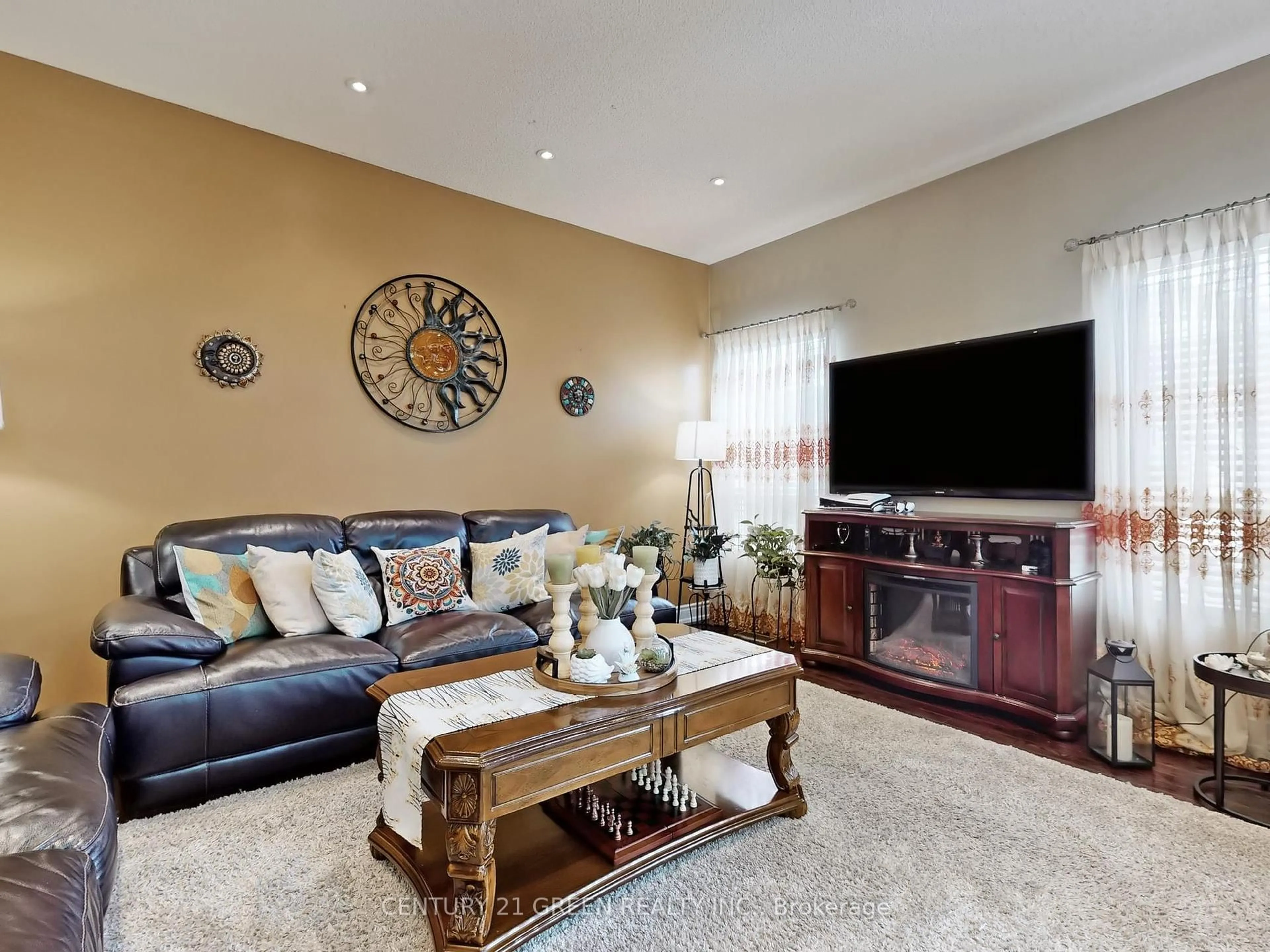 Living room with furniture, unknown for 60 Fandor Way, Brampton Ontario L7A 2H1