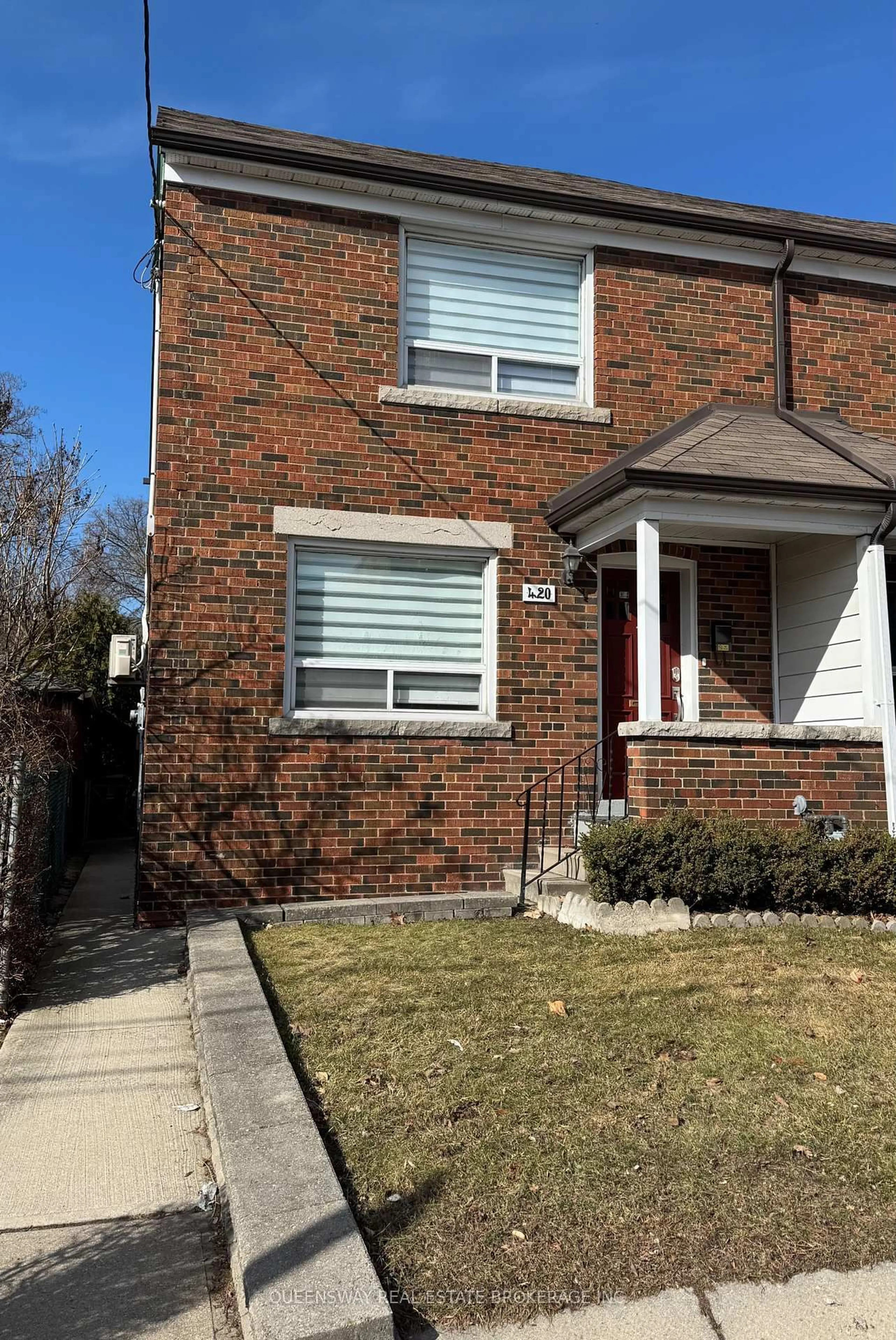 Home with brick exterior material, street for 420 Jane St, Toronto Ontario M6S 3Z8