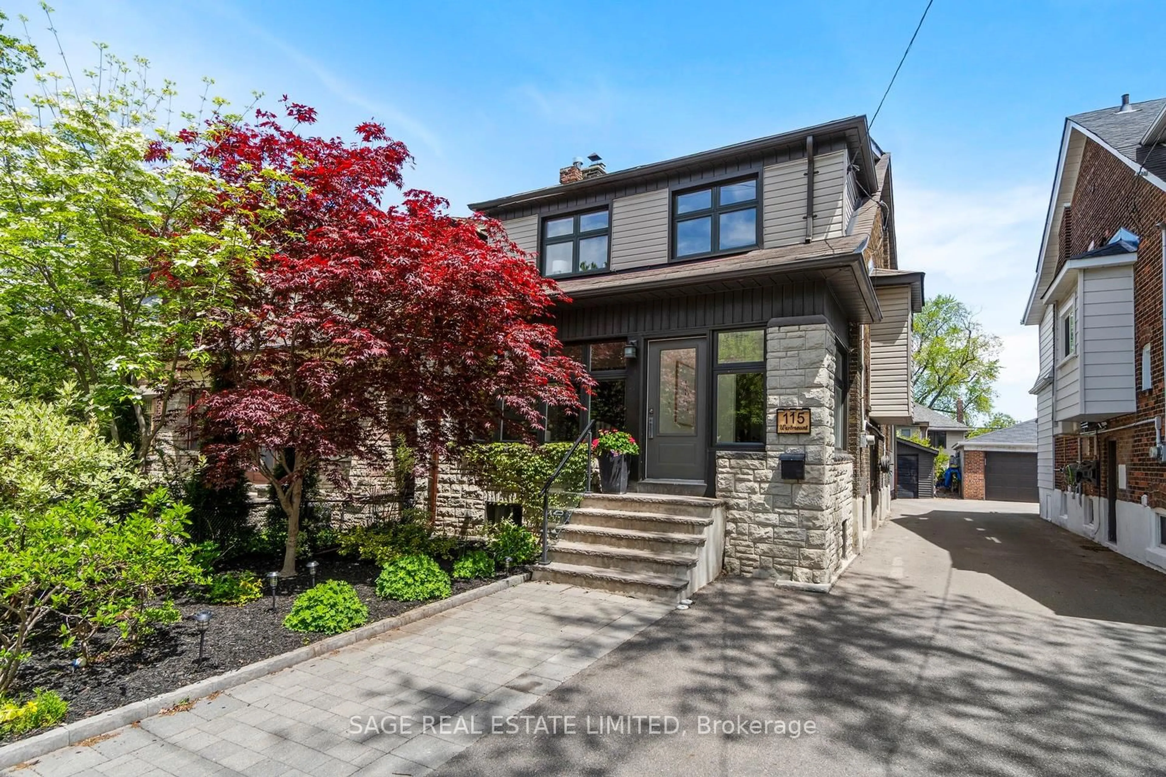 Home with brick exterior material, street for 115 Westmount Ave, Toronto Ontario M6H 3K3