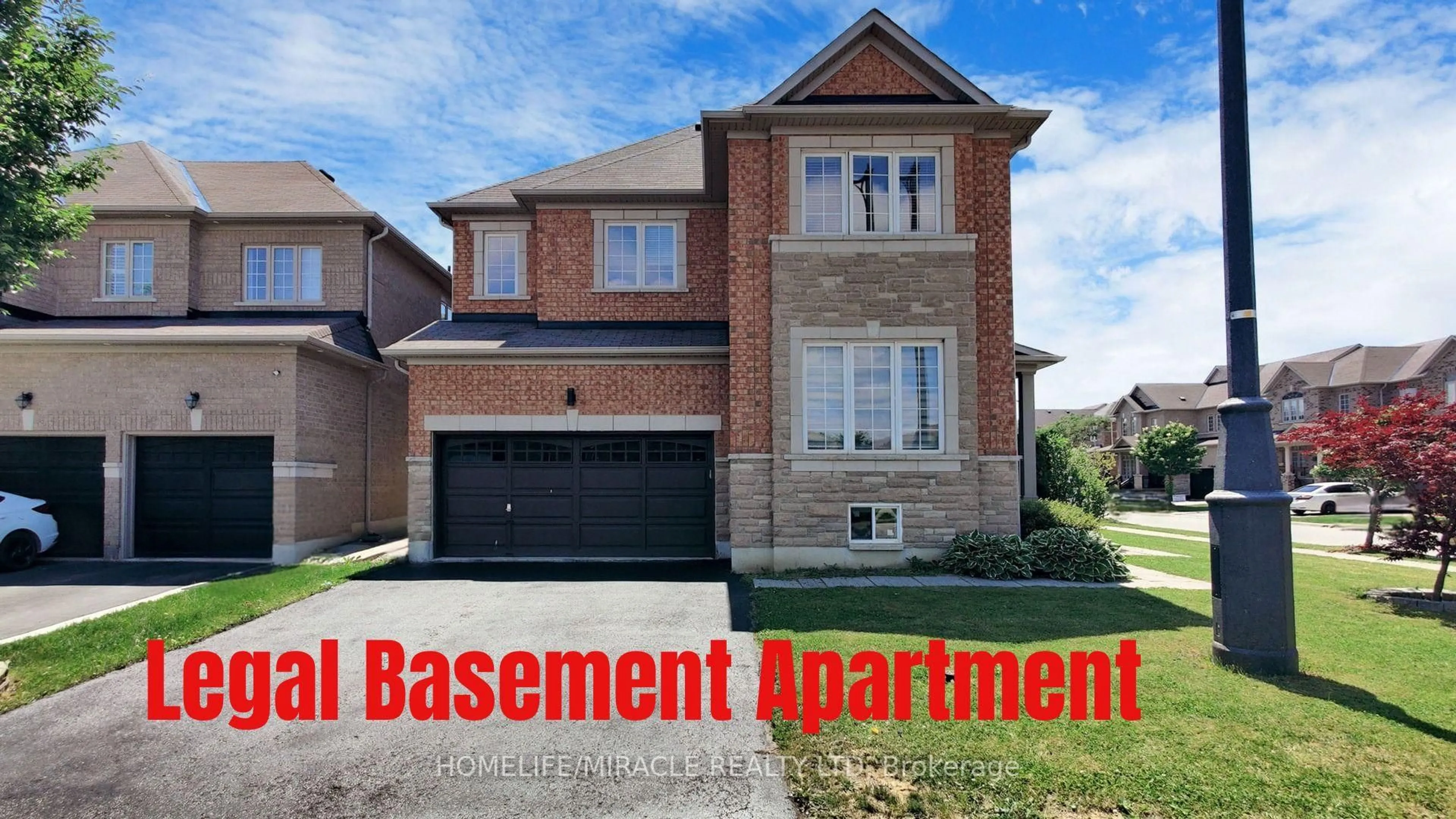 Home with brick exterior material, street for 63 Sleightholme Cres, Brampton Ontario L6P 3E7