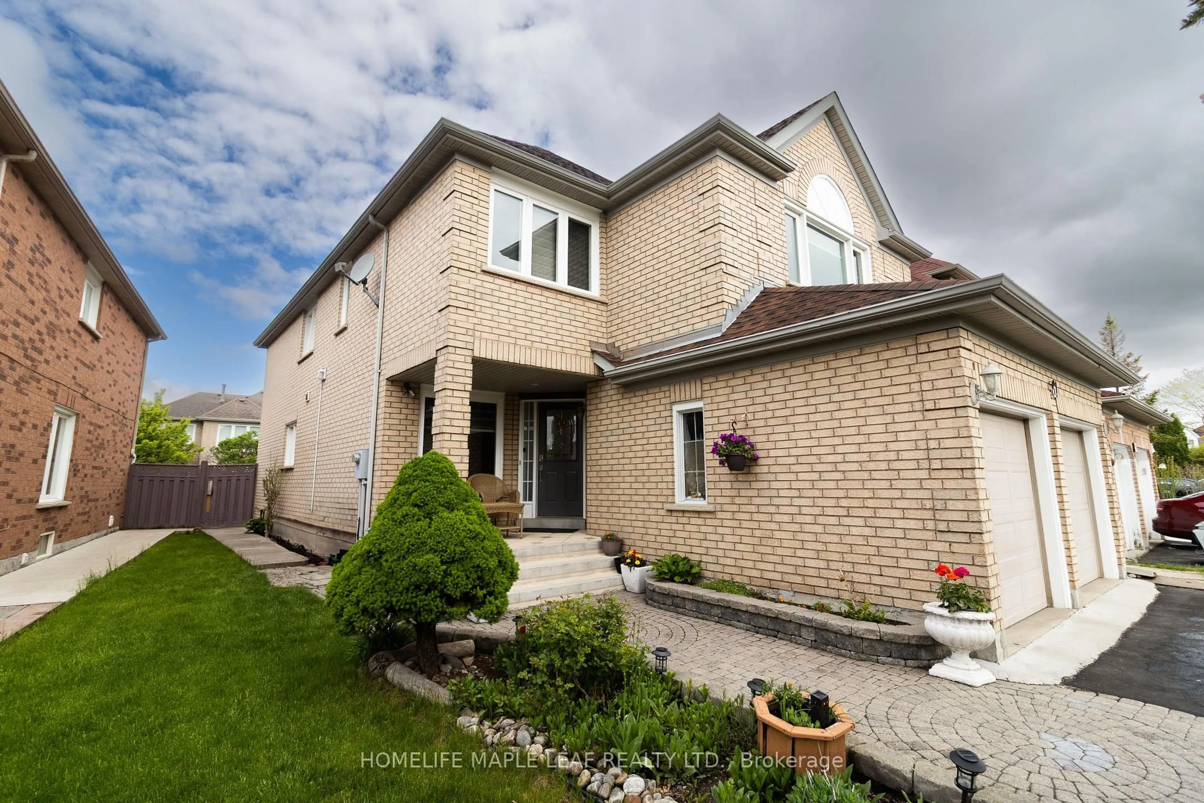 Home with brick exterior material, street for 61 Seclusion Cres, Brampton Ontario L6R 1L5