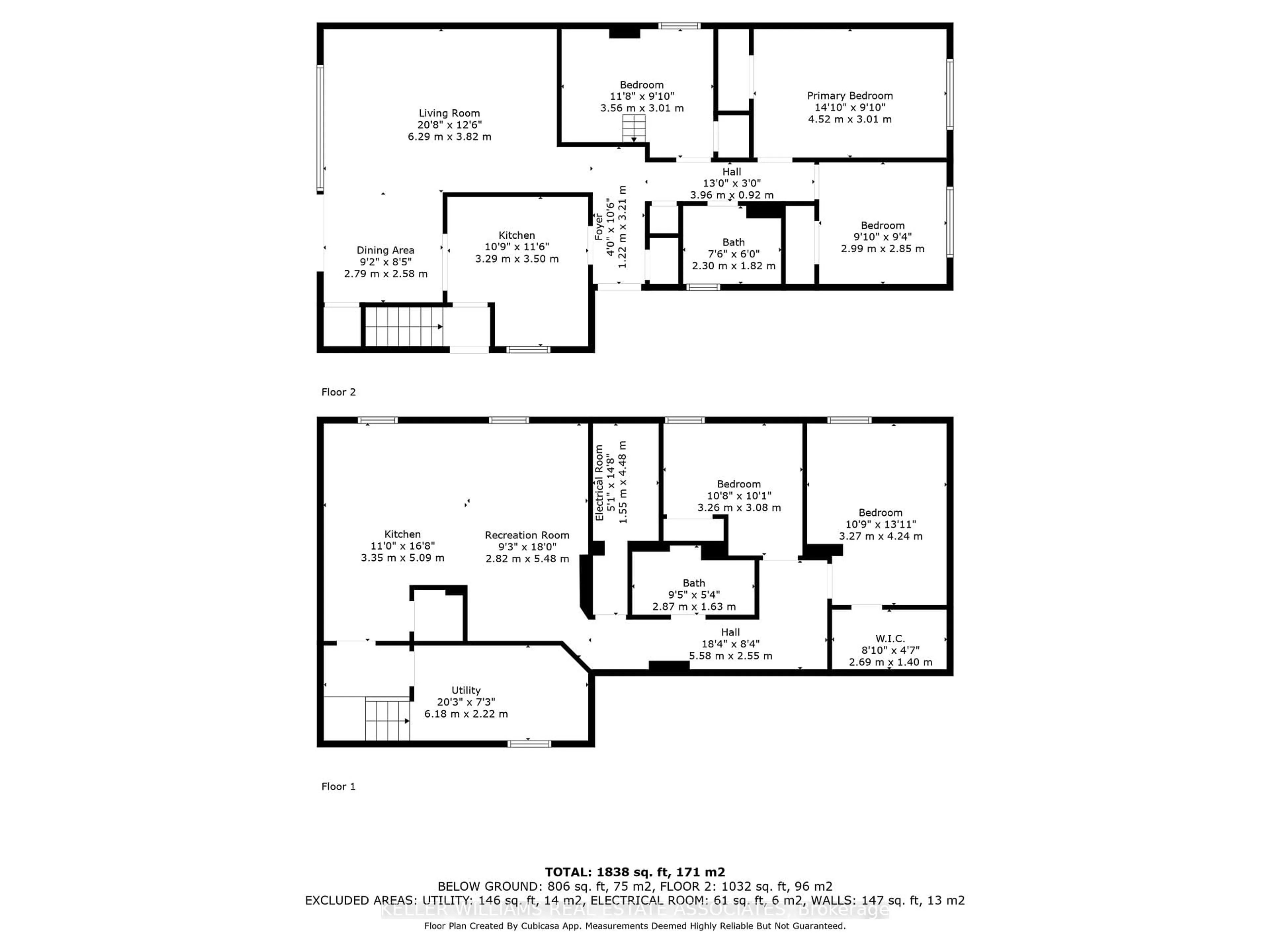 Floor plan for 21 Bairstow Cres, Halton Hills Ontario L7G 1L9