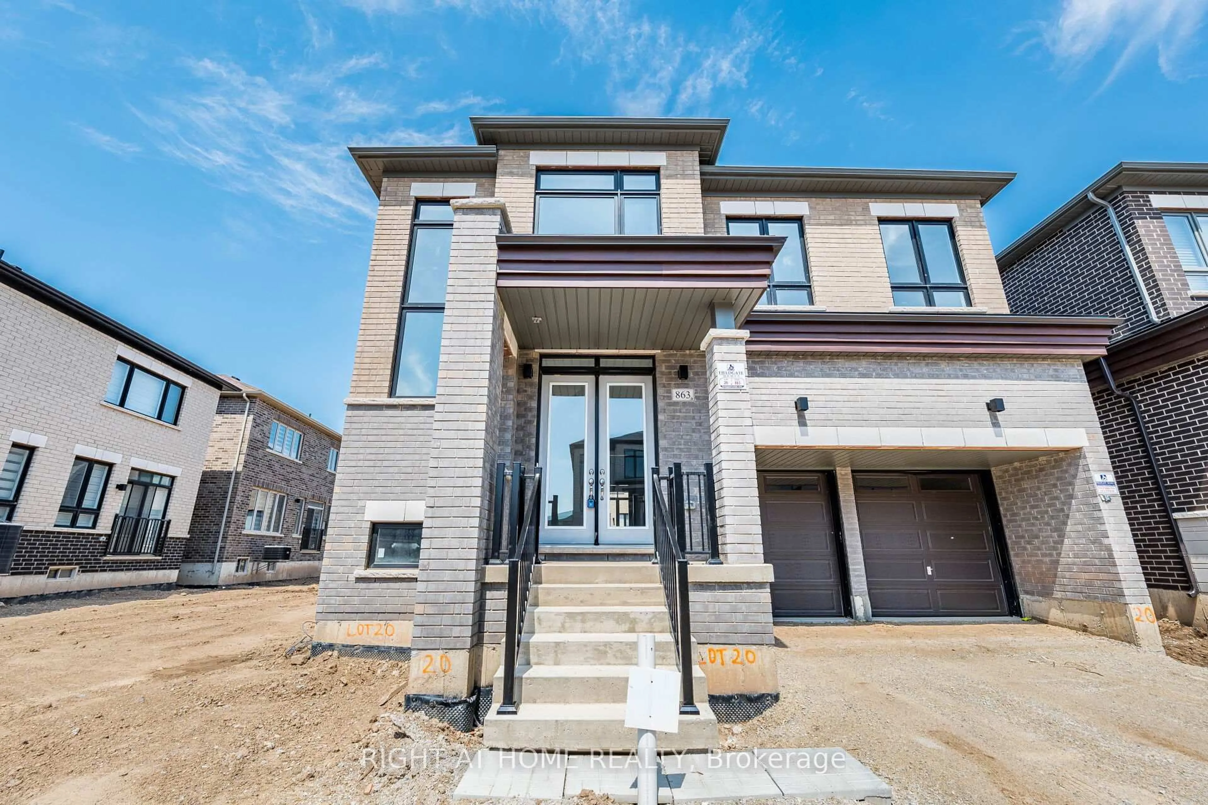 Home with brick exterior material, street for 863 Plum Pl, Milton Ontario L9T 7E7