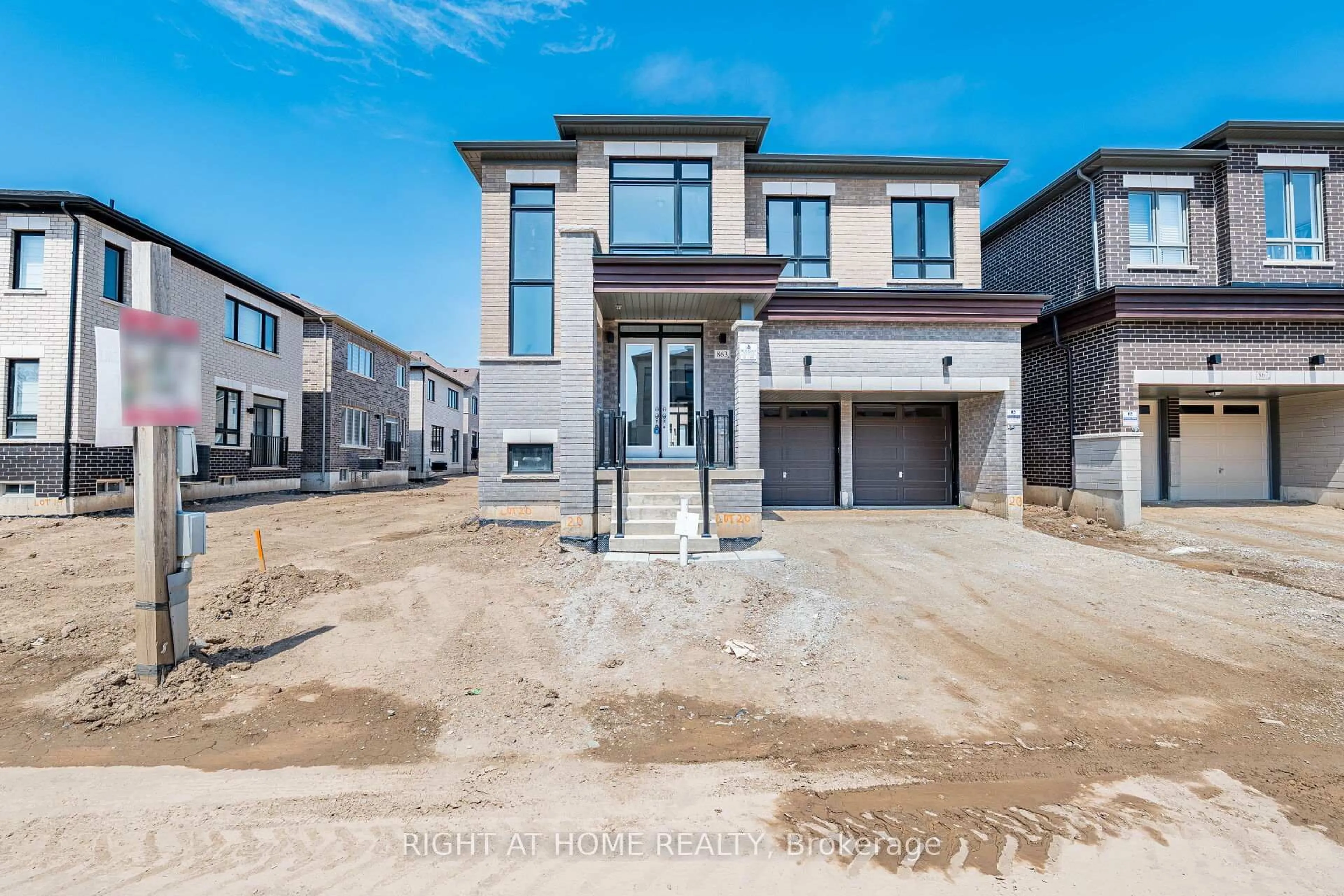 Home with brick exterior material, street for 863 Plum Pl, Milton Ontario L9T 7E7