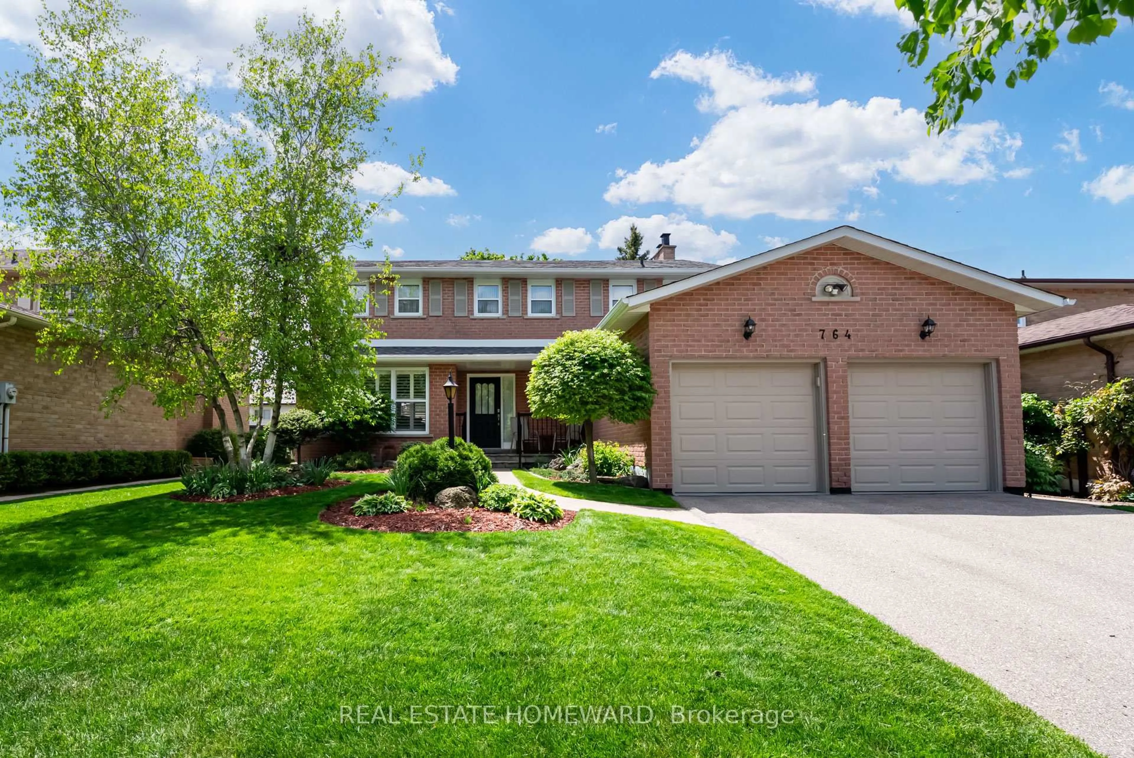 Home with brick exterior material, street for 764 Clements Dr, Milton Ontario L9T 4V9