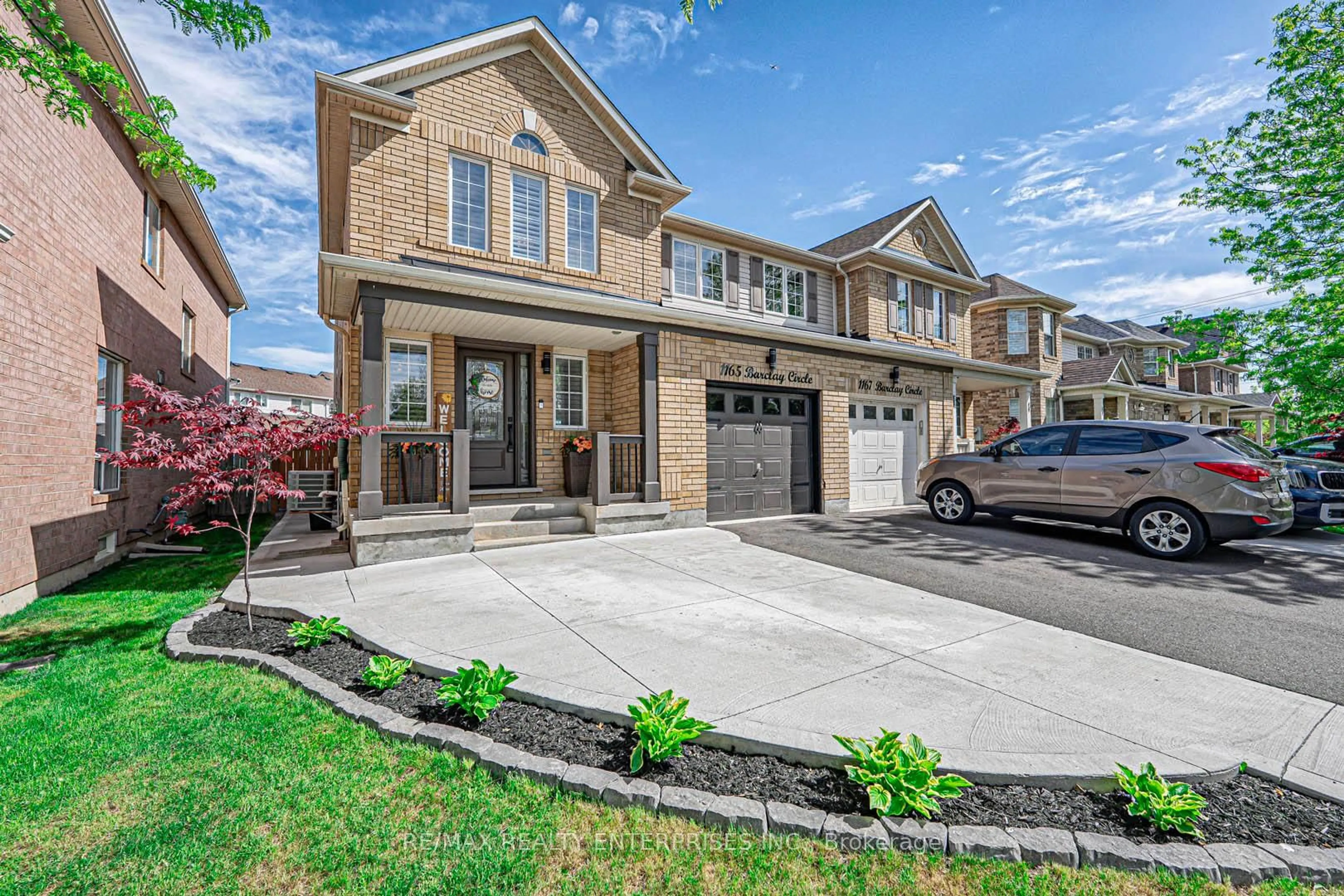Home with brick exterior material, street for 1165 Barclay Circ, Milton Ontario L9T 5V8