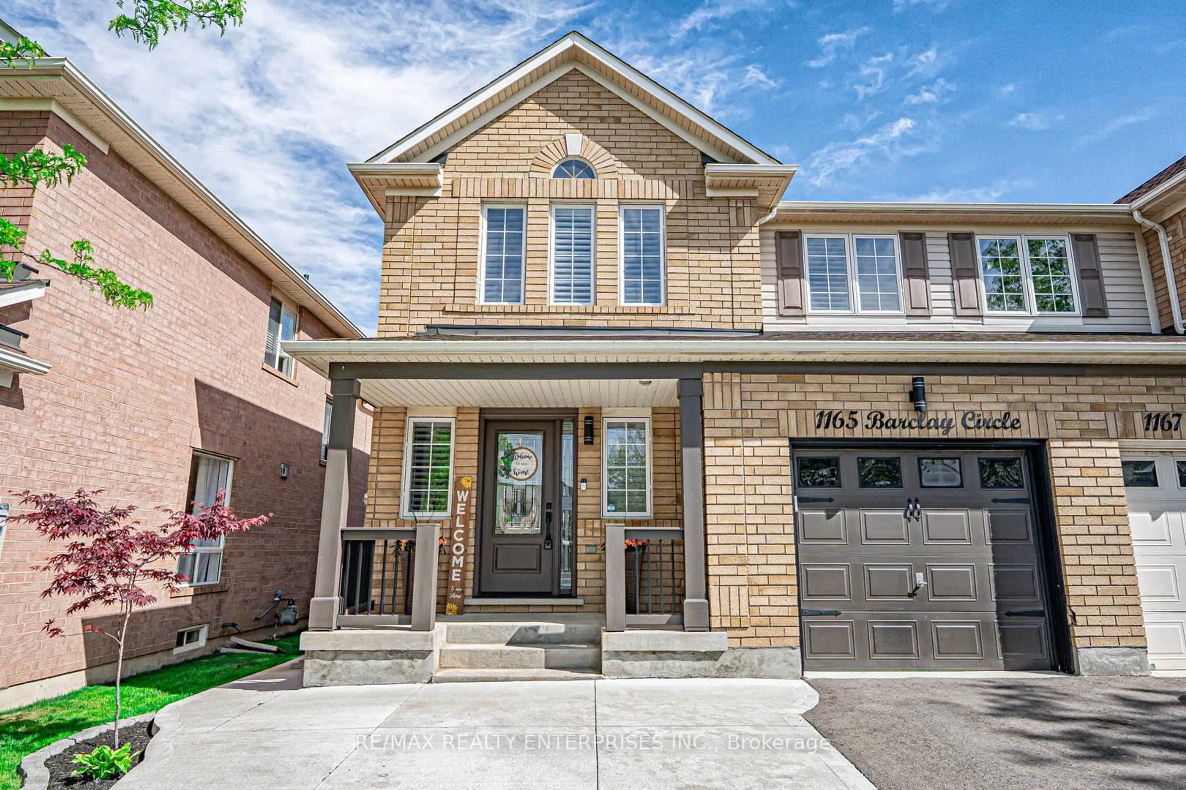 Home with brick exterior material, street for 1165 Barclay Circ, Milton Ontario L9T 5V8