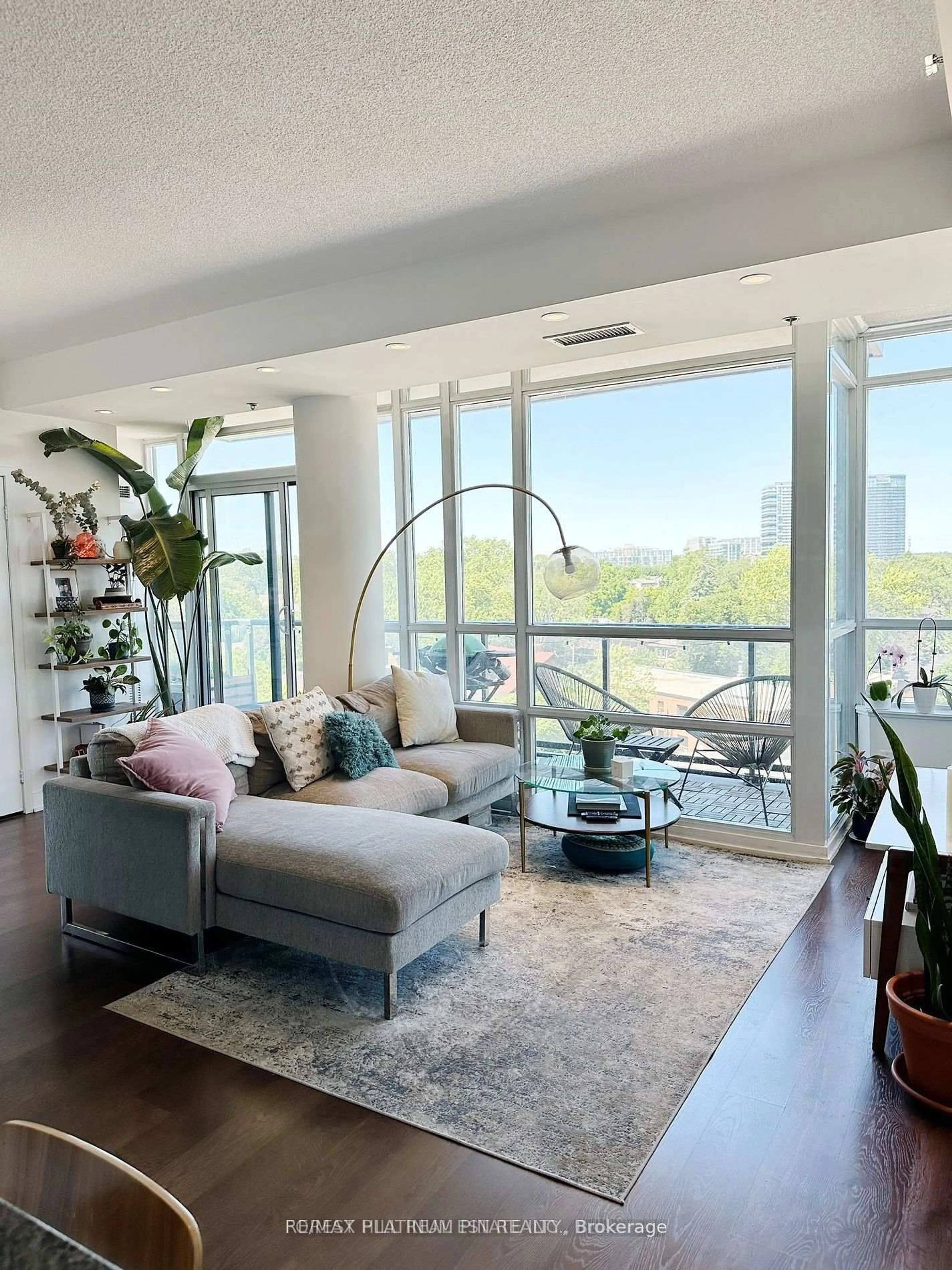 Living room with furniture, unknown for 11 Superior Ave #812, Toronto Ontario M8V 0A7