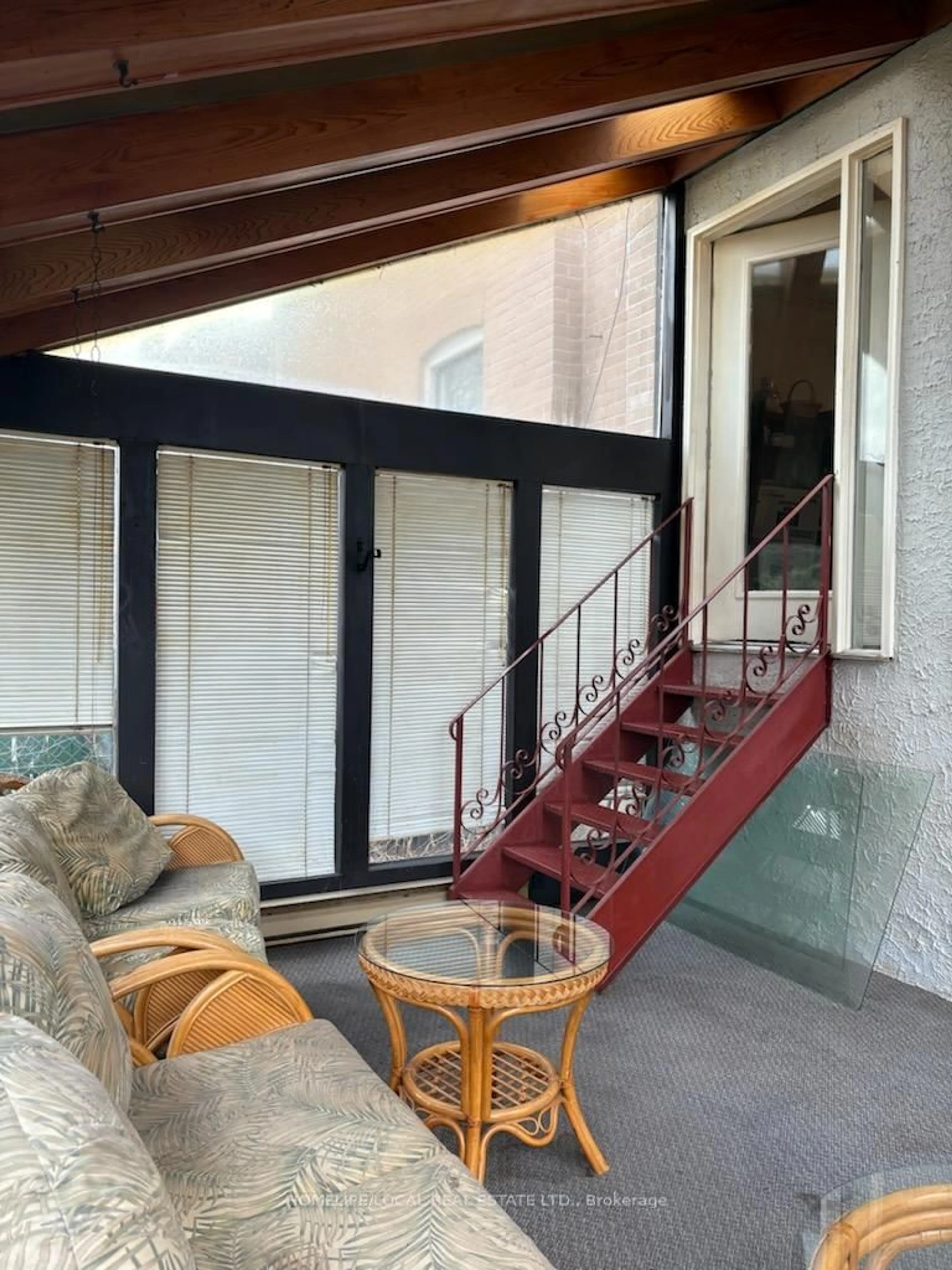 Balcony in the apartment, street for 241 Eileen Ave, Toronto Ontario M6N 1W5