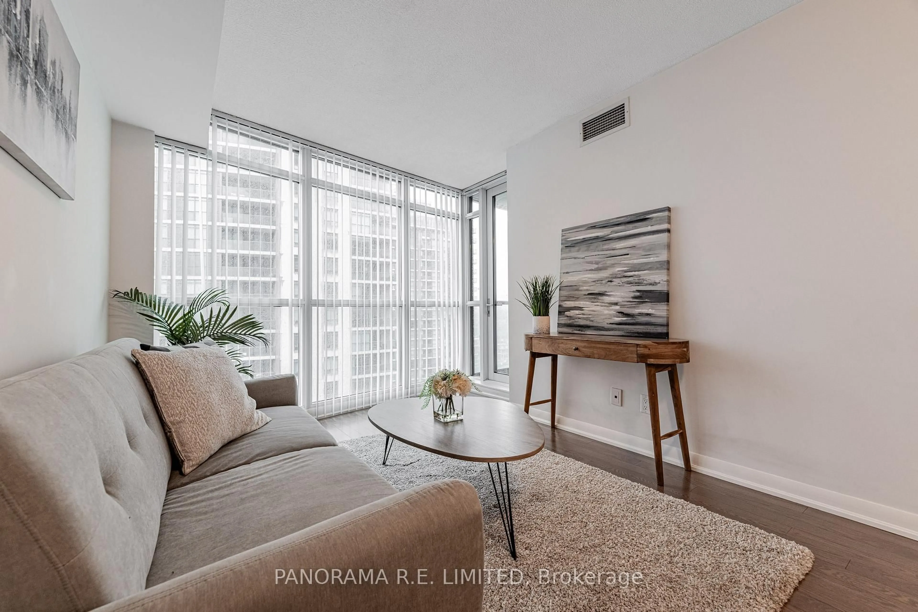 Living room with furniture, unknown for 215 Sherway Gardens Rd #1805, Toronto Ontario M9C 0A4