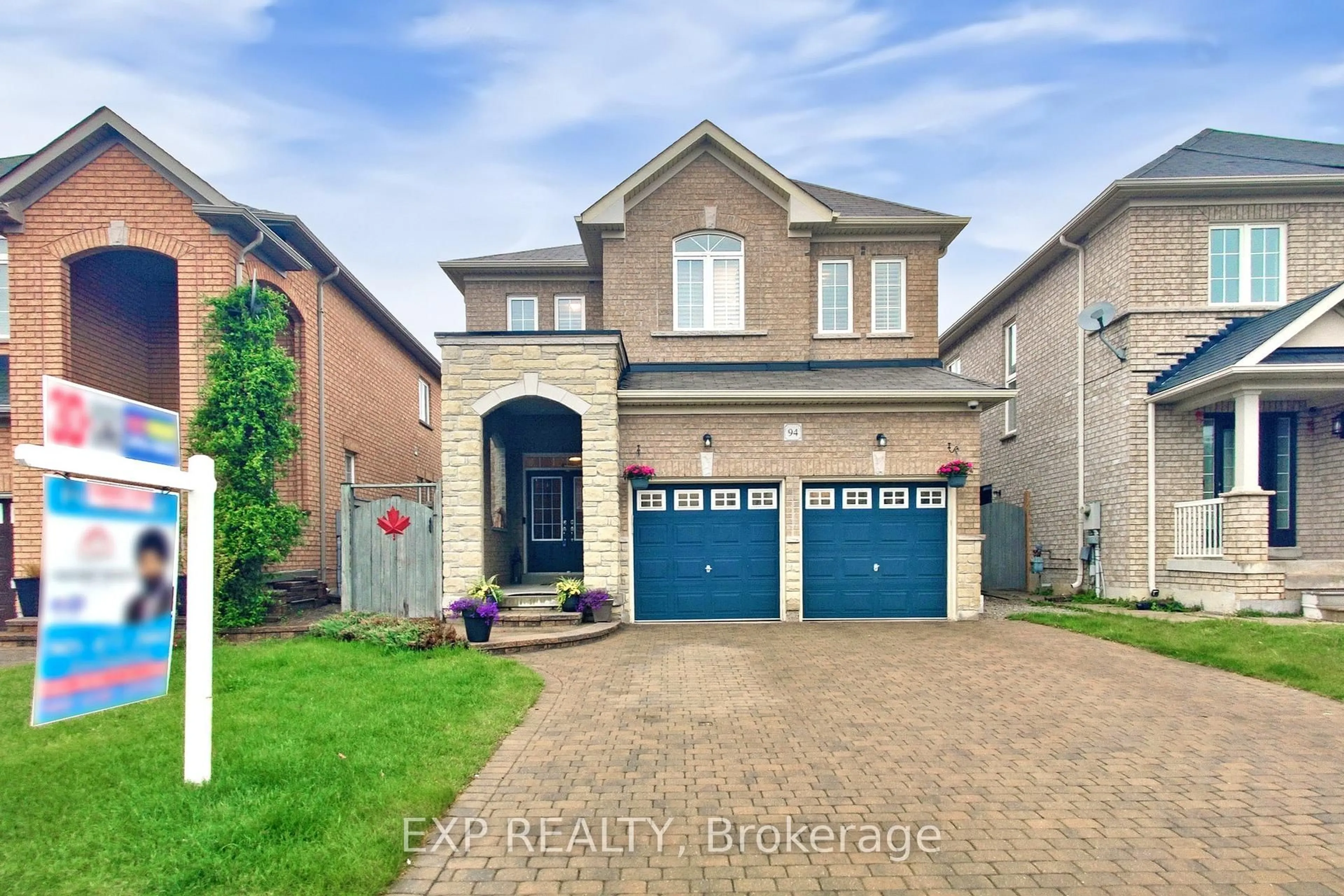 Home with brick exterior material, street for 94 Pannahill Dr, Brampton Ontario L6P 3B3