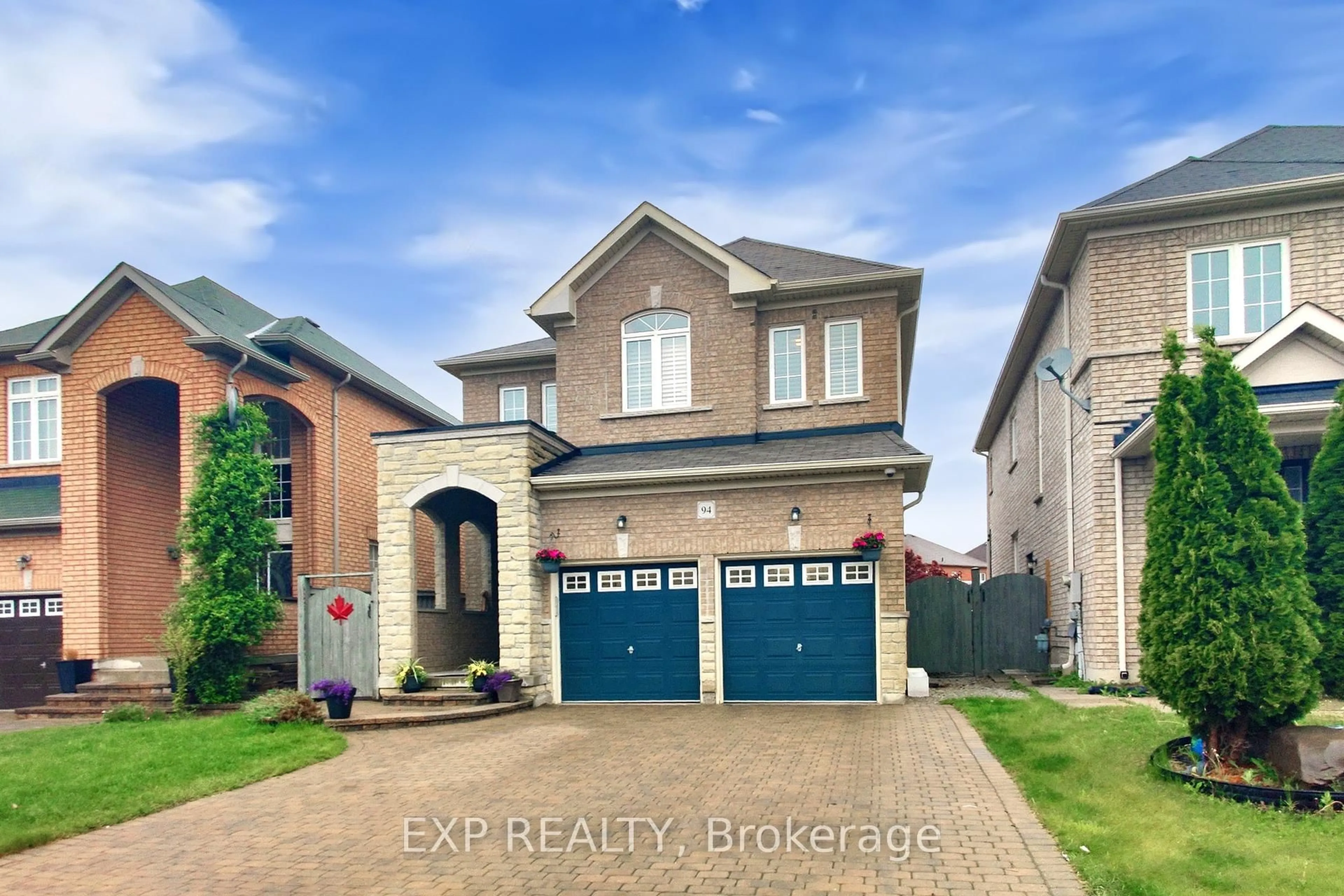 Home with brick exterior material, street for 94 Pannahill Dr, Brampton Ontario L6P 3B3