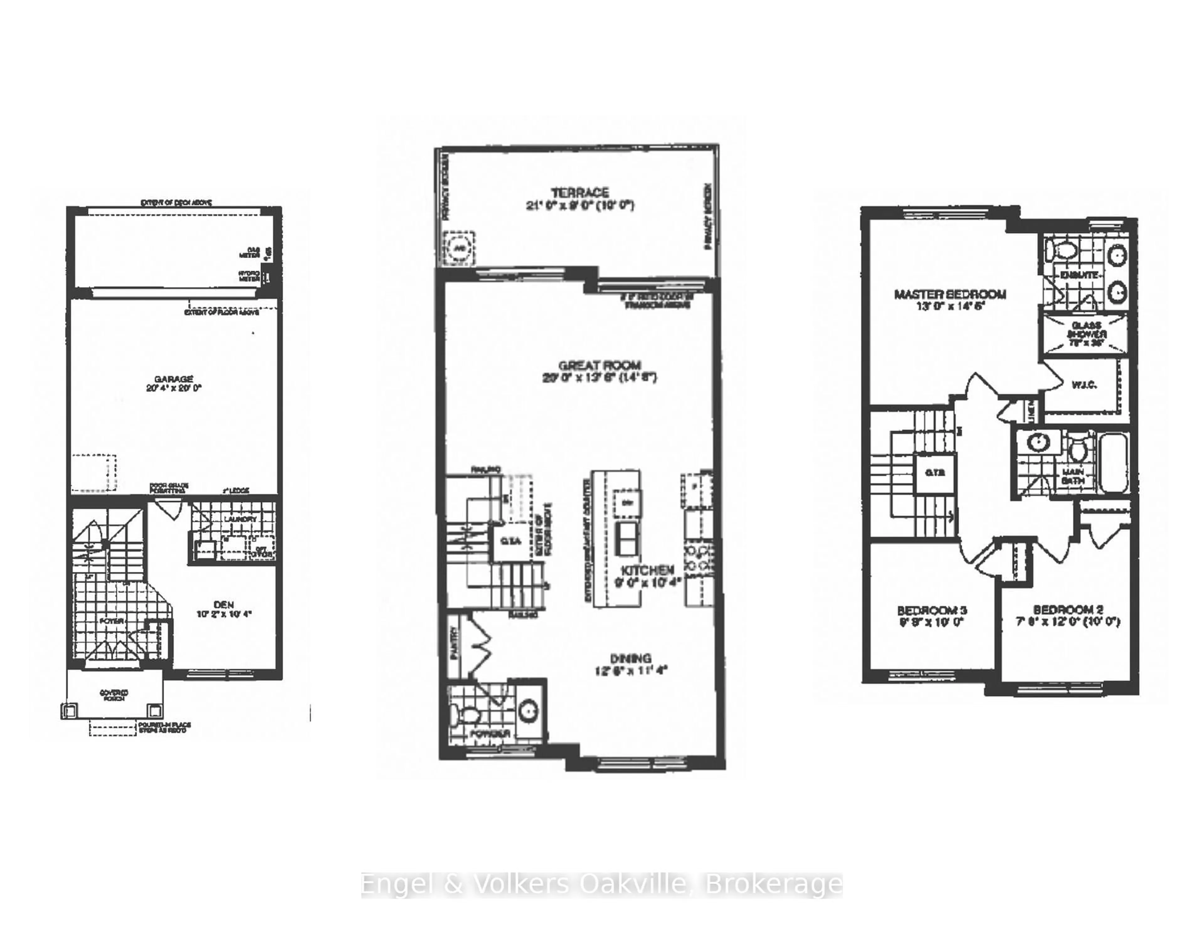 Floor plan for 2481 Badger Cres #2, Oakville Ontario L6M 5M1