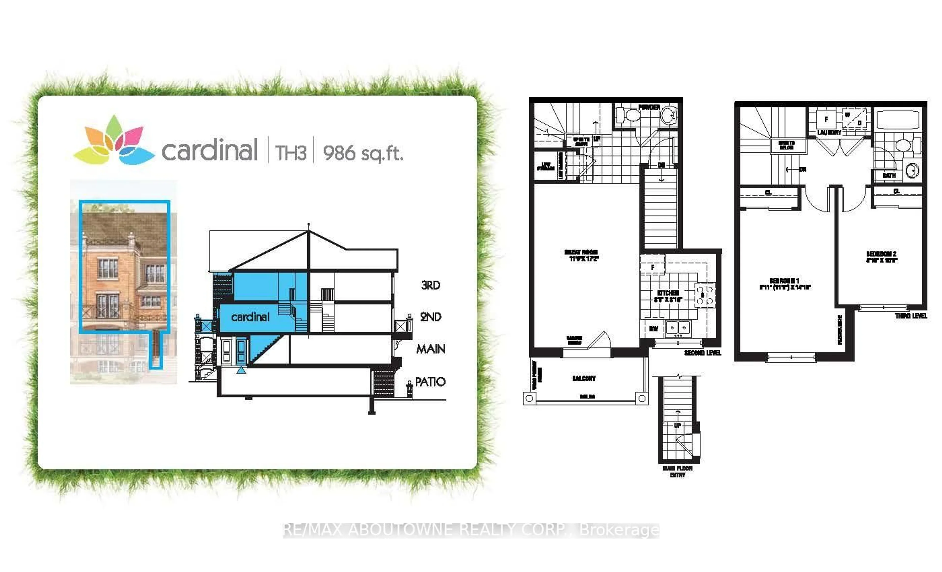 Floor plan for 2504 Post Rd #20, Oakville Ontario L6H 0G6