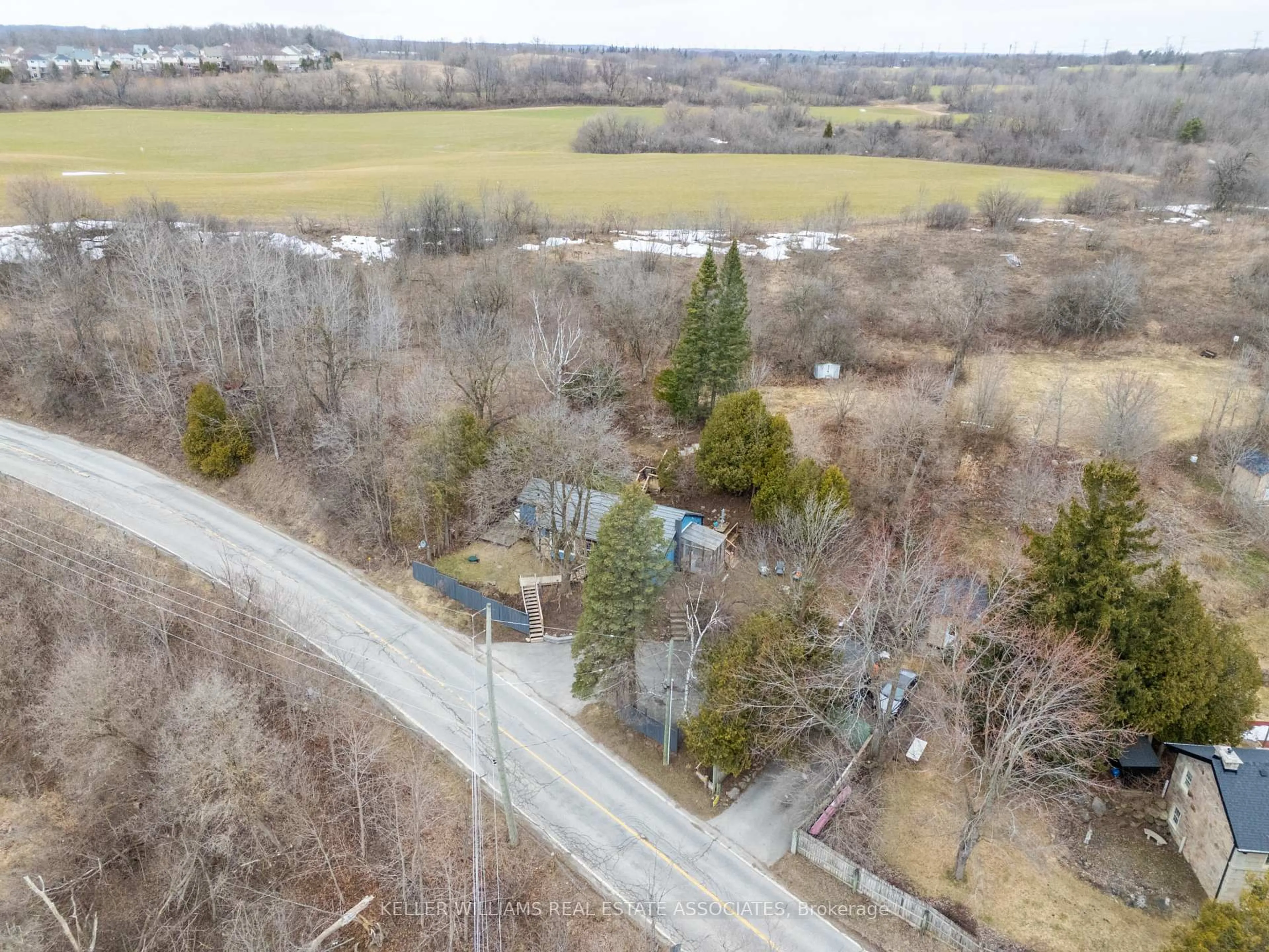 A pic from outside/outdoor area/front of a property/back of a property/a pic from drone, forest/trees view for 12889 Third Line, Halton Hills Ontario L7J 2M1