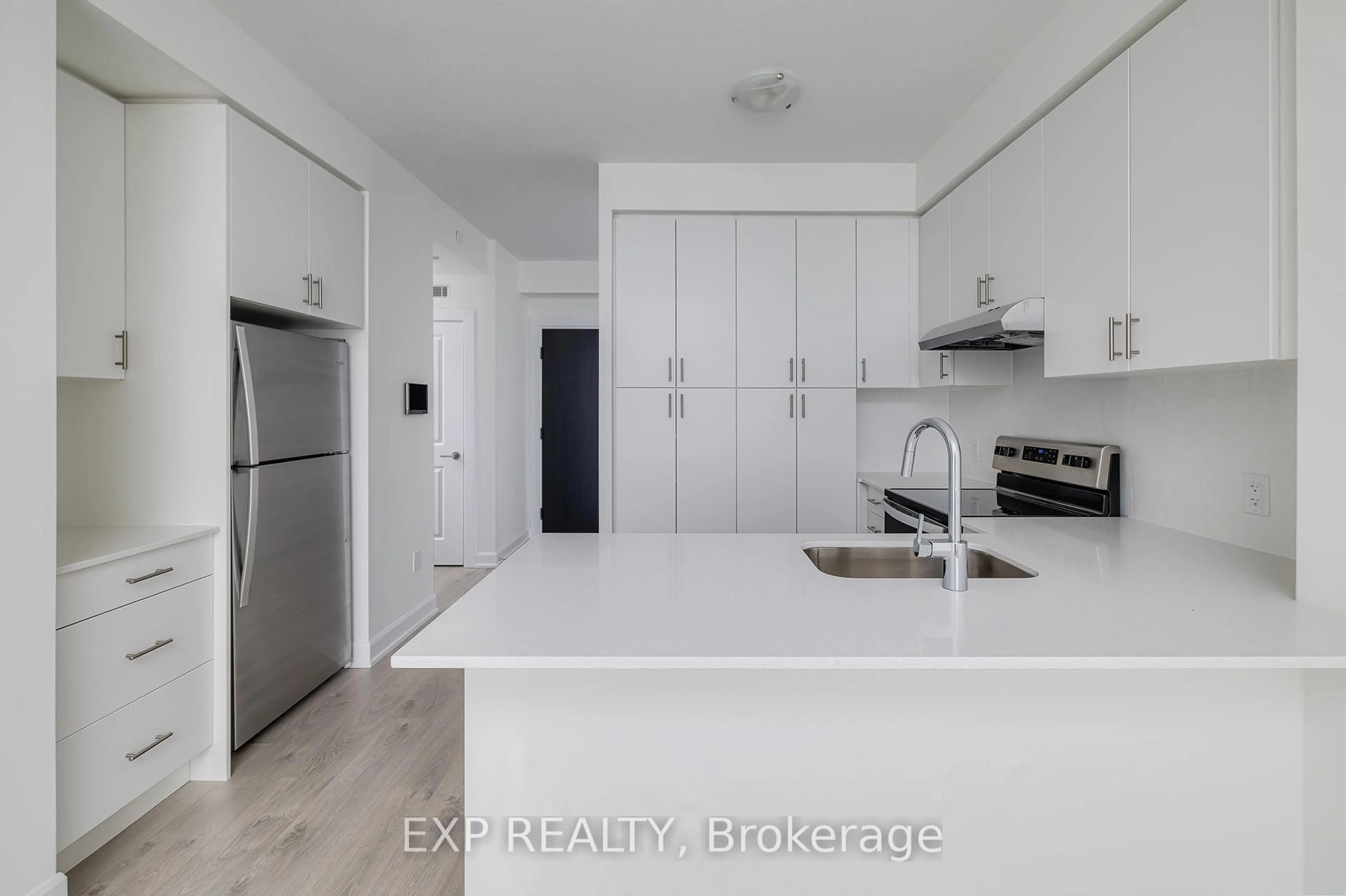 Standard kitchen, wood/laminate floor for 3220 William Coltson Ave #426, Oakville Ontario L6H 7W6