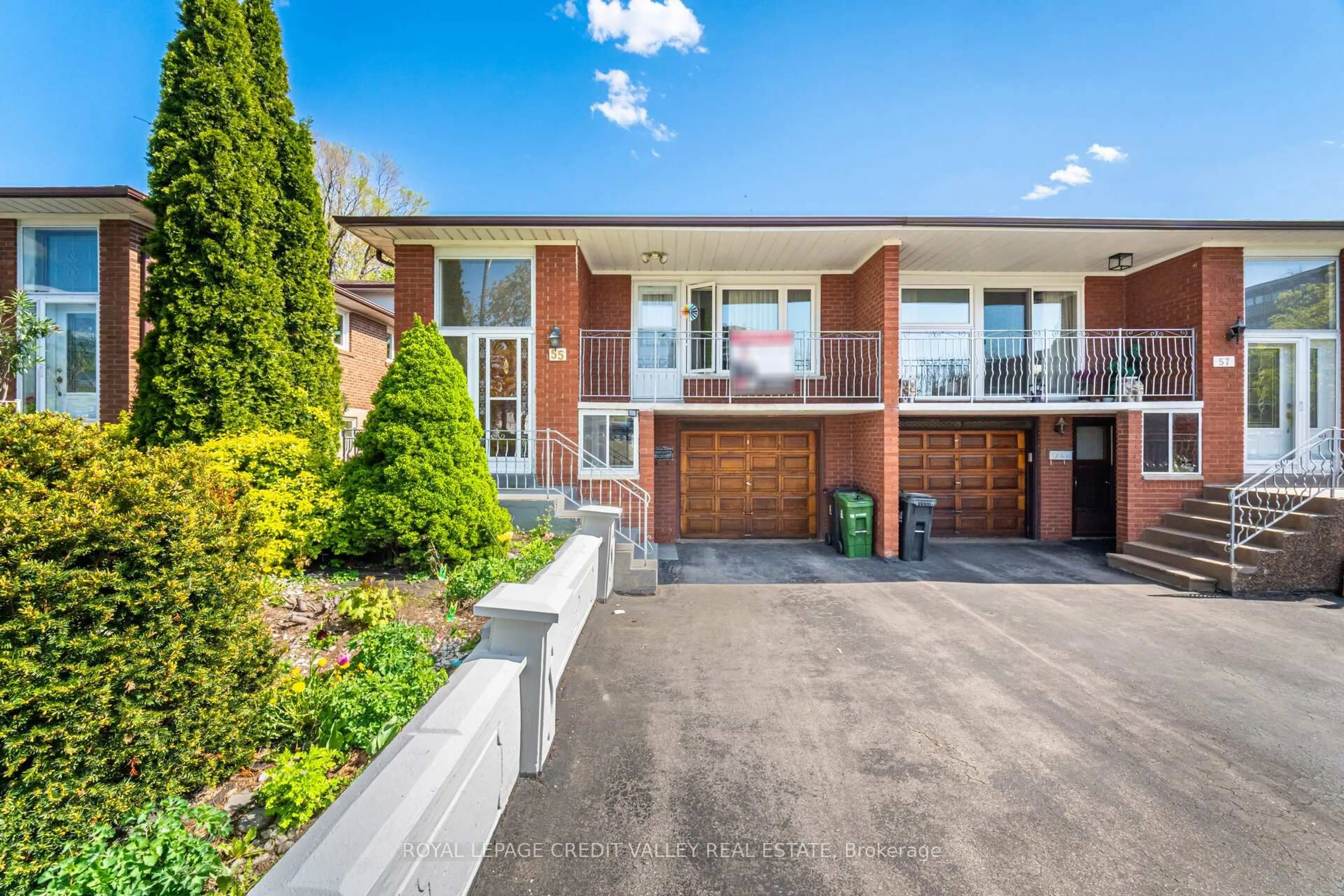 Home with brick exterior material, street for 55 Shoreham Dr, Toronto Ontario M3N 1S7