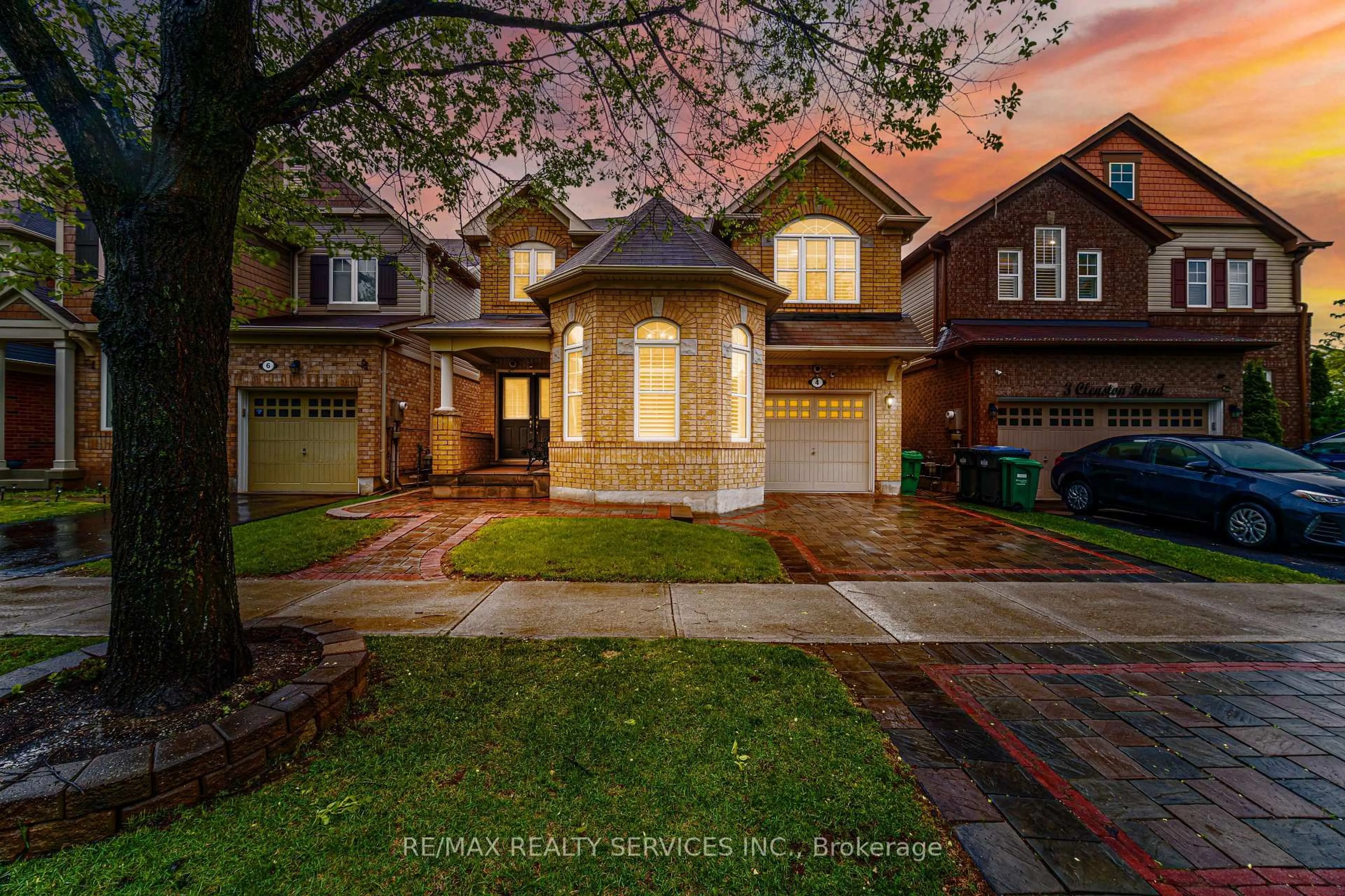 Home with brick exterior material, street for 4 Klemscott Rd, Brampton Ontario L7A 0P6