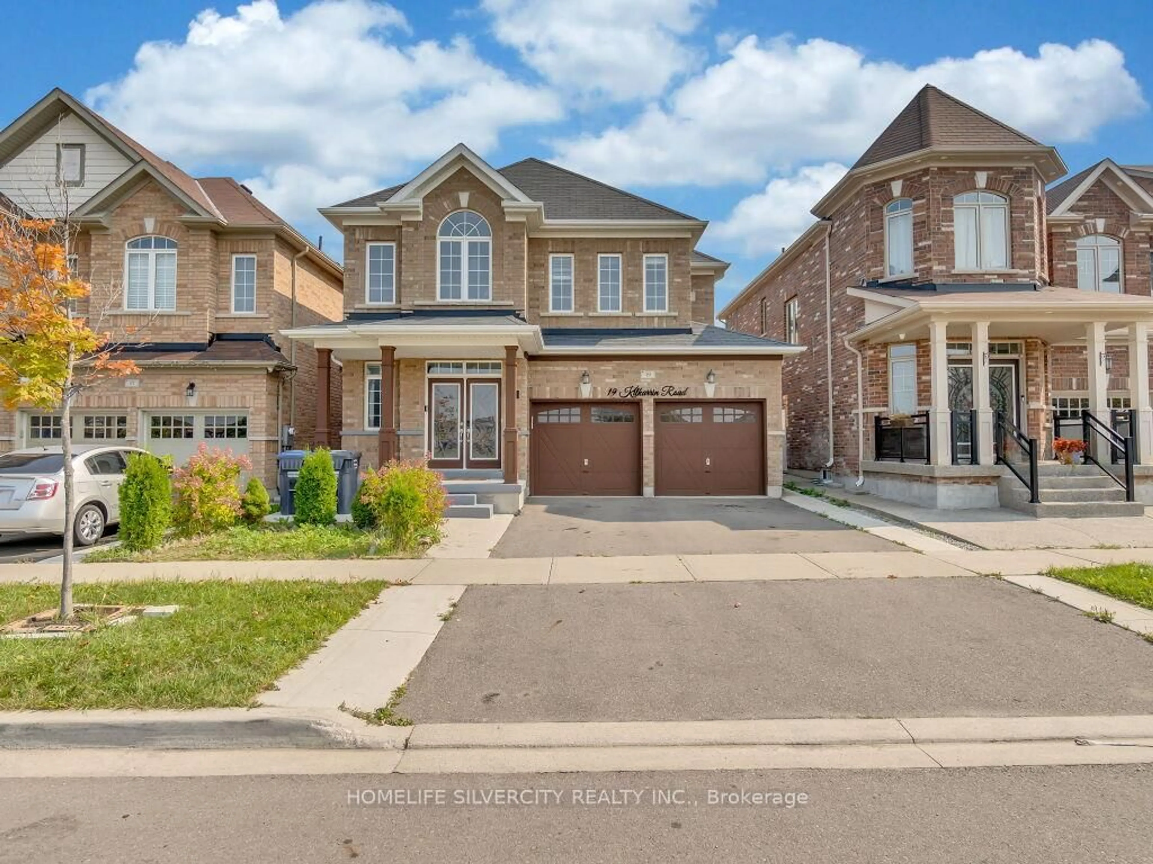 Home with brick exterior material, street for 19 Kilkarrin Rd, Brampton Ontario L7A 4C5