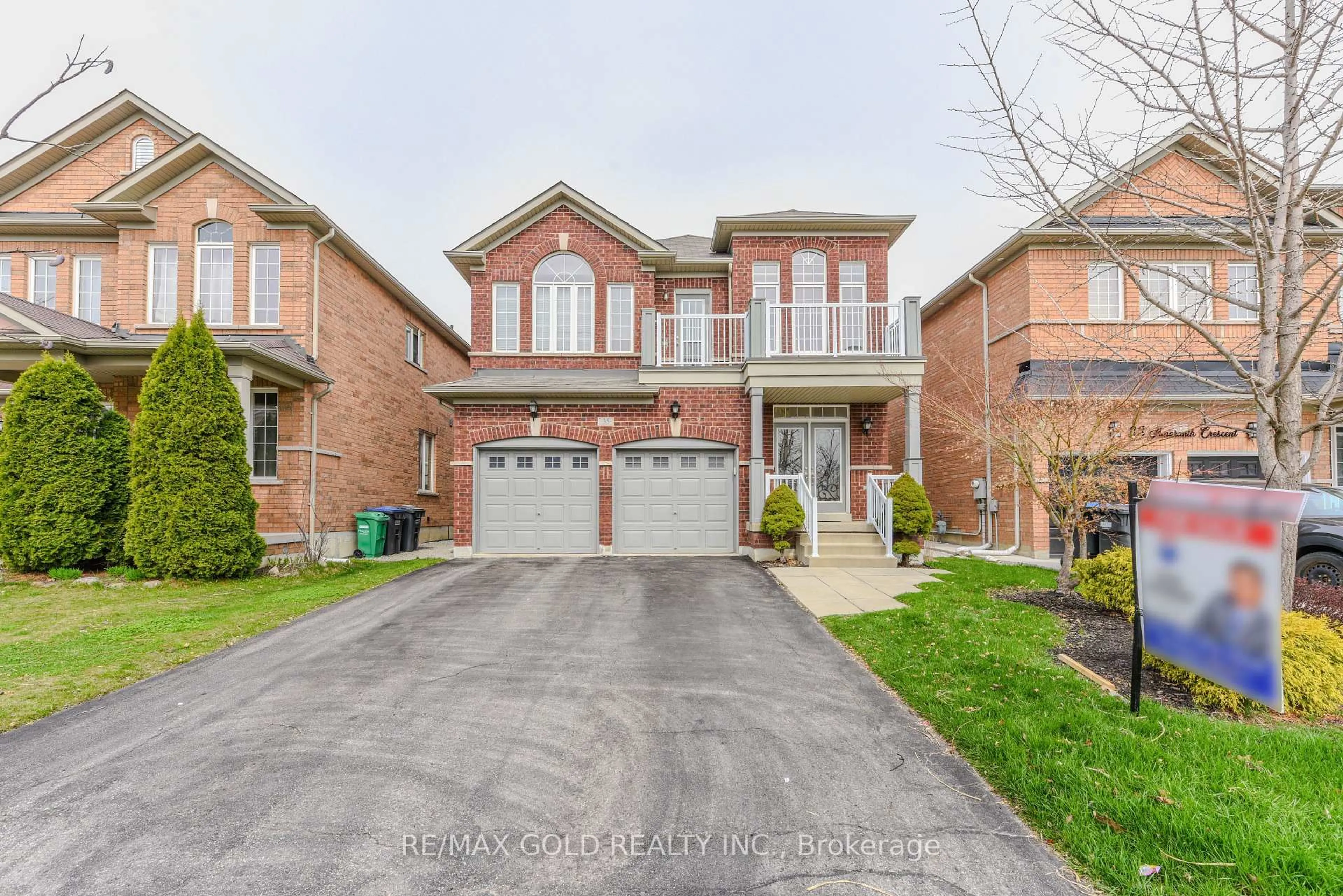 Home with brick exterior material, street for 35 Amaranth Cres, Brampton Ontario L7A 0L7
