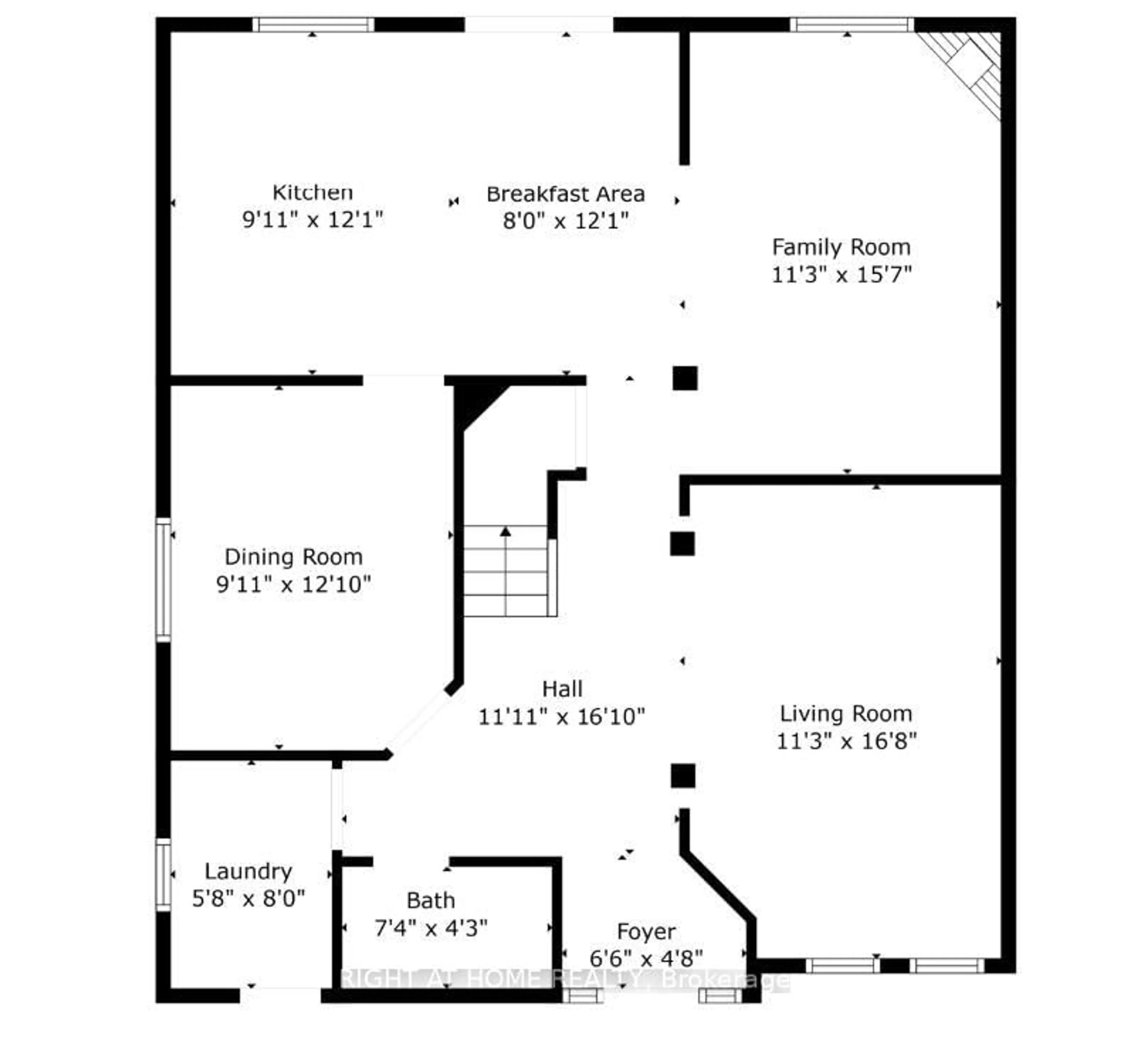 Floor plan for 24 Suncrest Dr, Brampton Ontario L6X 4L5