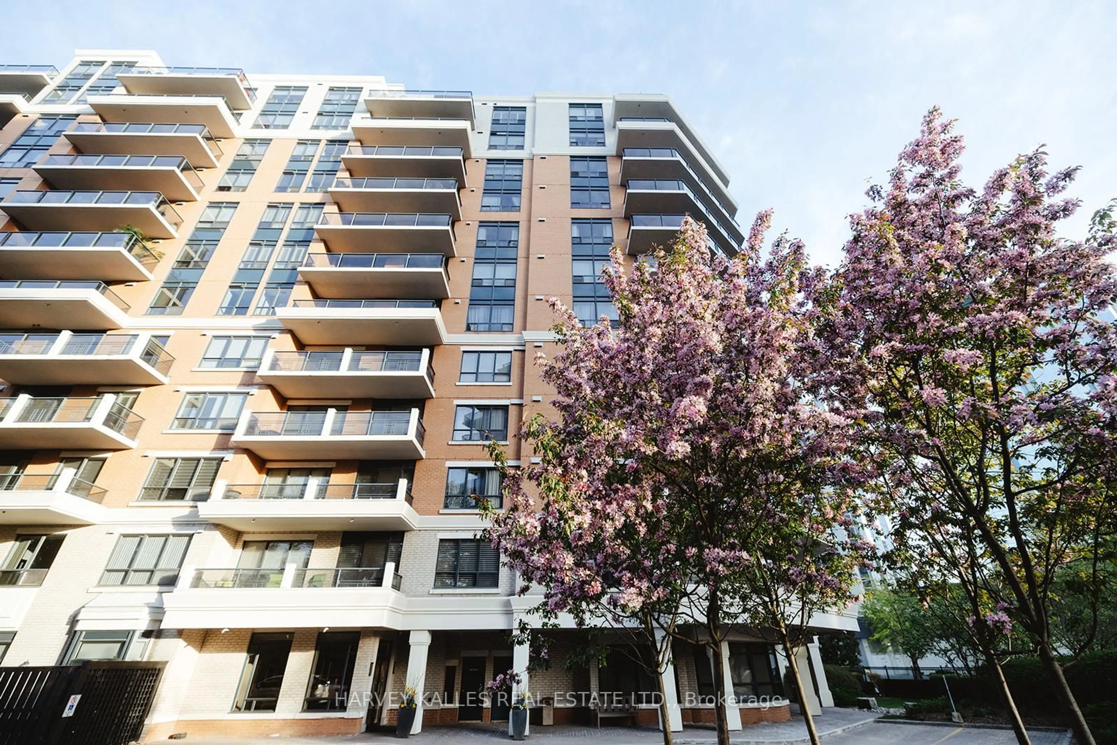 A pic from outside/outdoor area/front of a property/back of a property/a pic from drone, building for 2 Aberfoyle Cres #412, Toronto Ontario M8X 2Z8