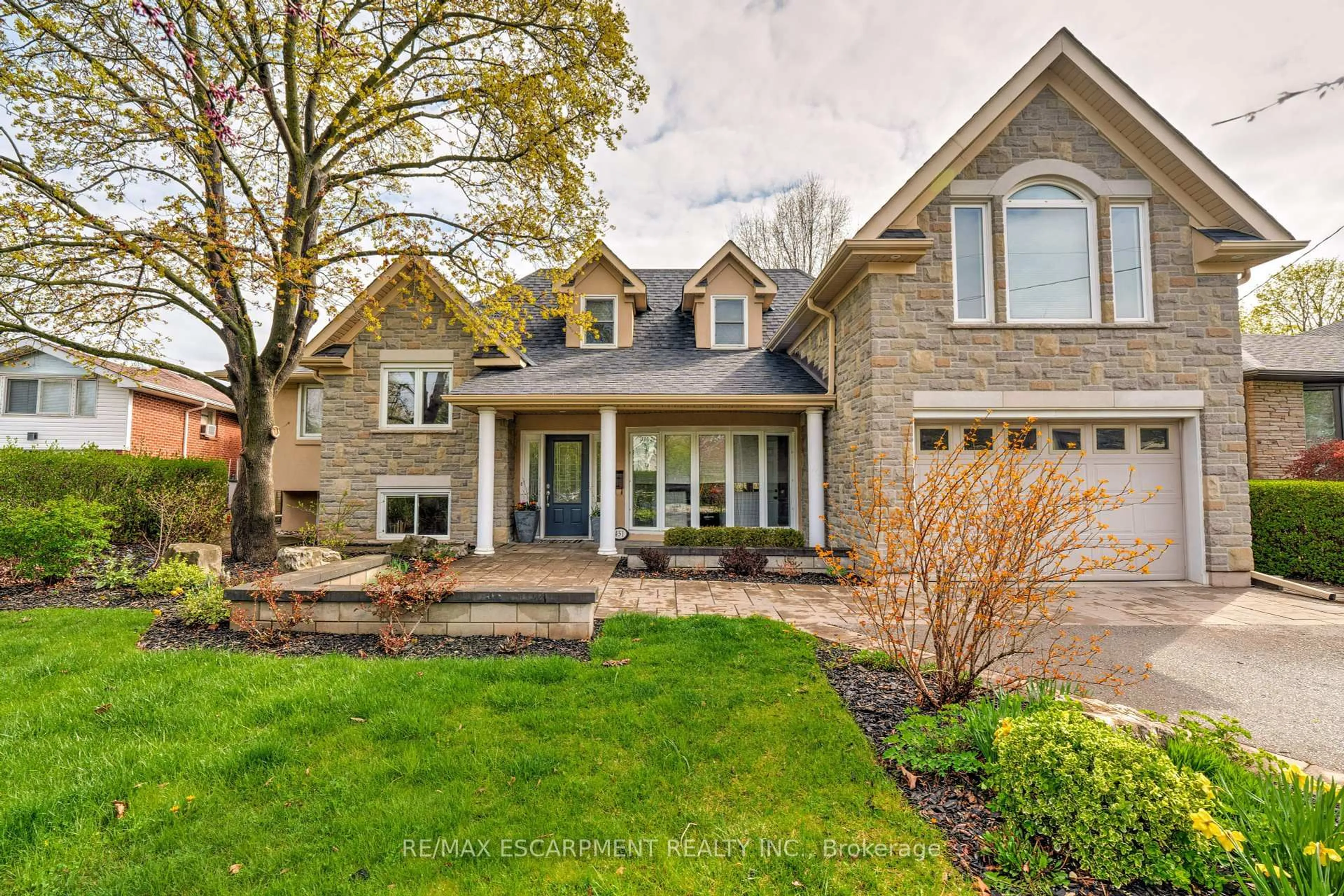 Home with brick exterior material, street for 451 Sandlewood Rd, Oakville Ontario L6L 3S3