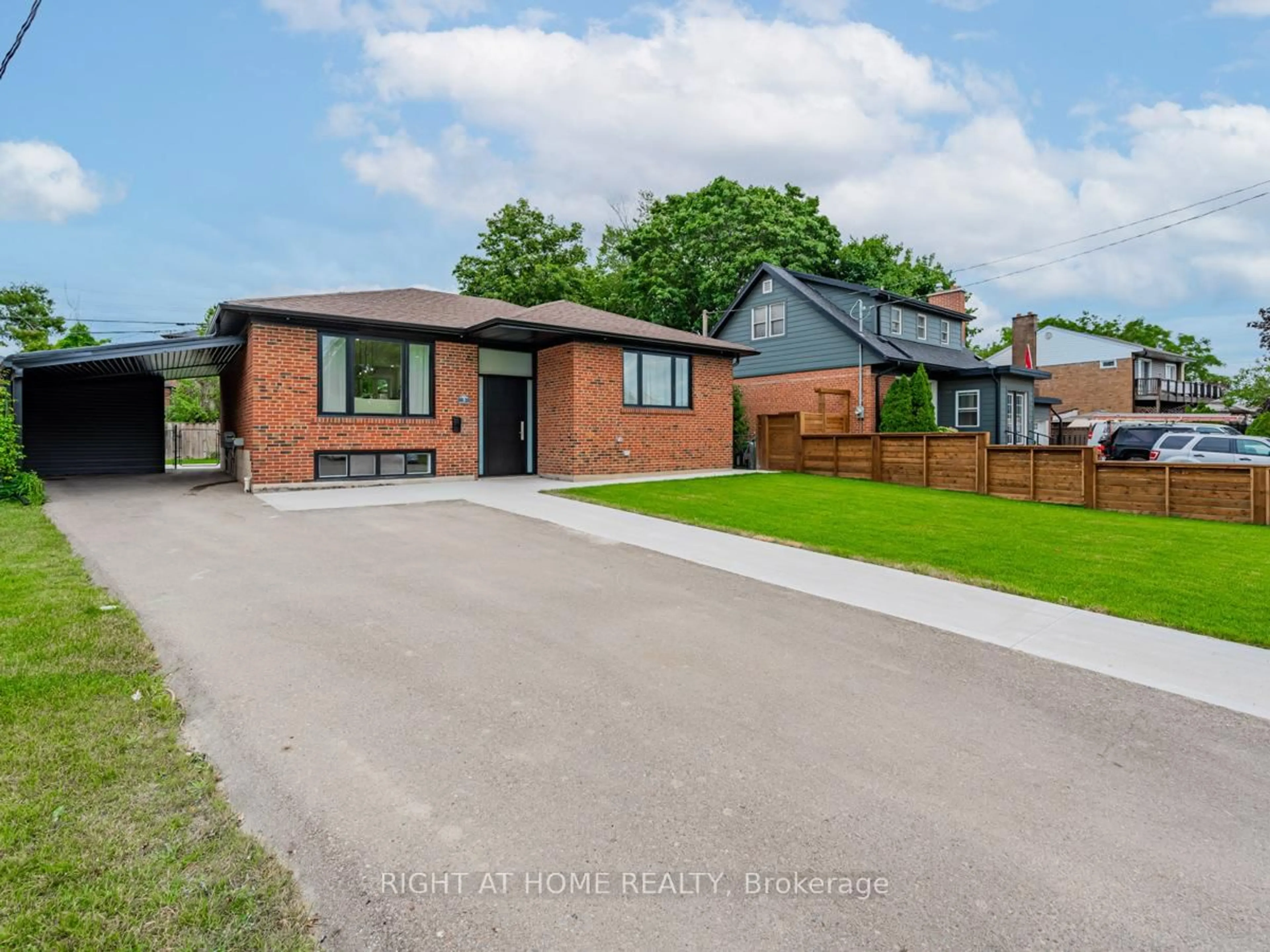 Home with brick exterior material, street for 3 Rollins Pl, Toronto Ontario M9B 3Y4