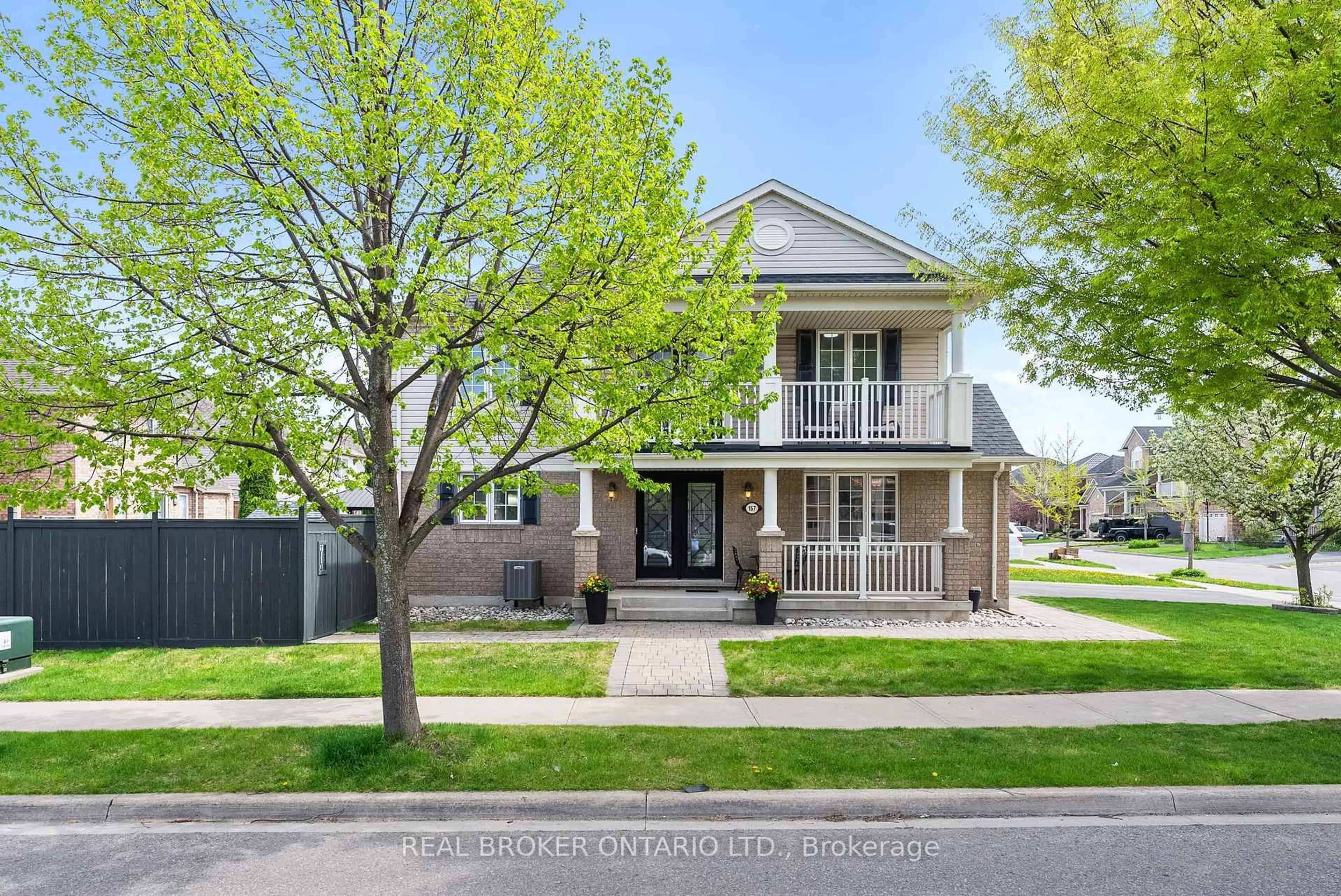Home with brick exterior material, street for 157 Fandango Dr, Brampton Ontario L6X 0L2