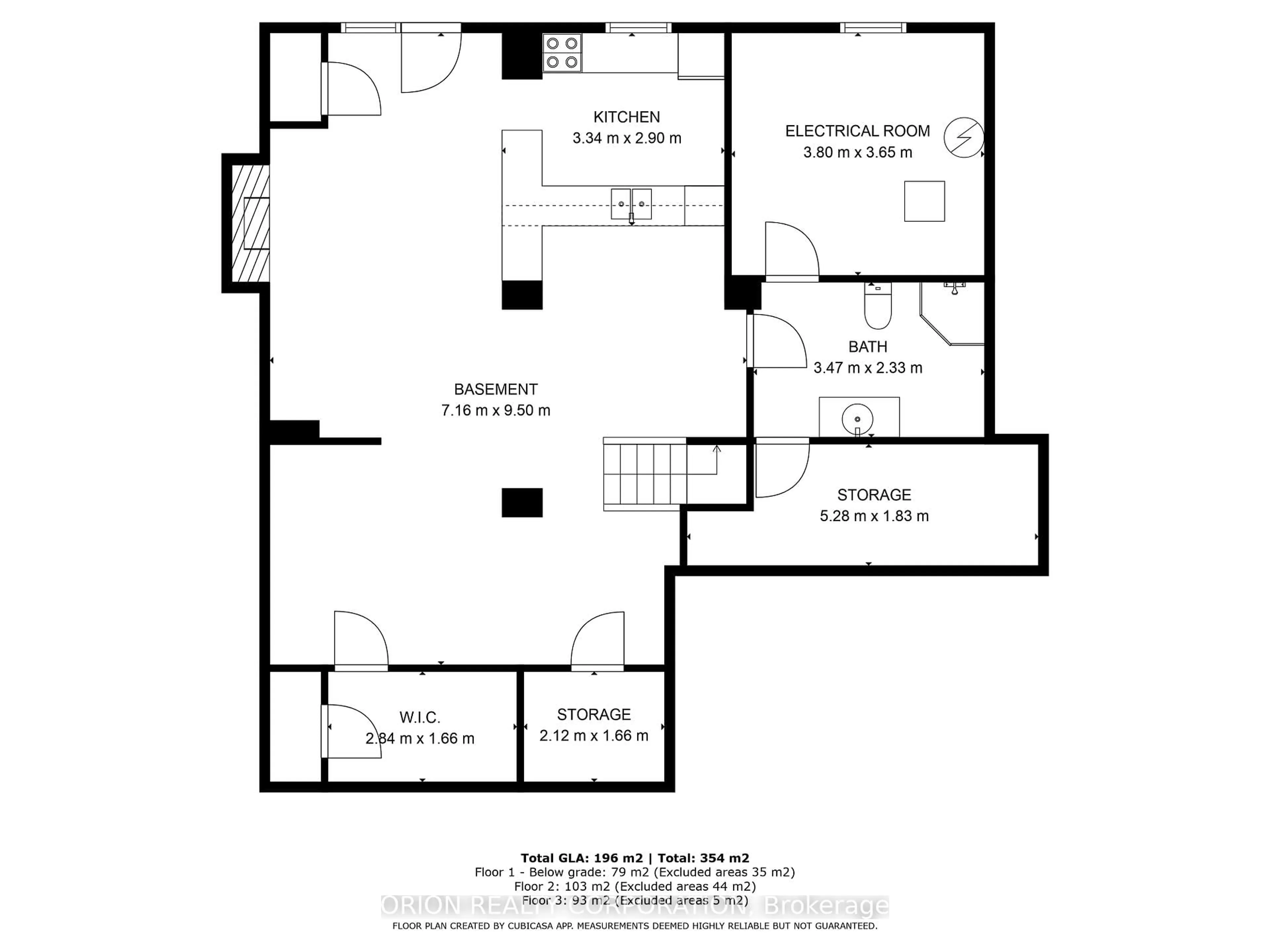 Floor plan for 254 Maidstone Crt, Caledon Ontario L7E 3V2