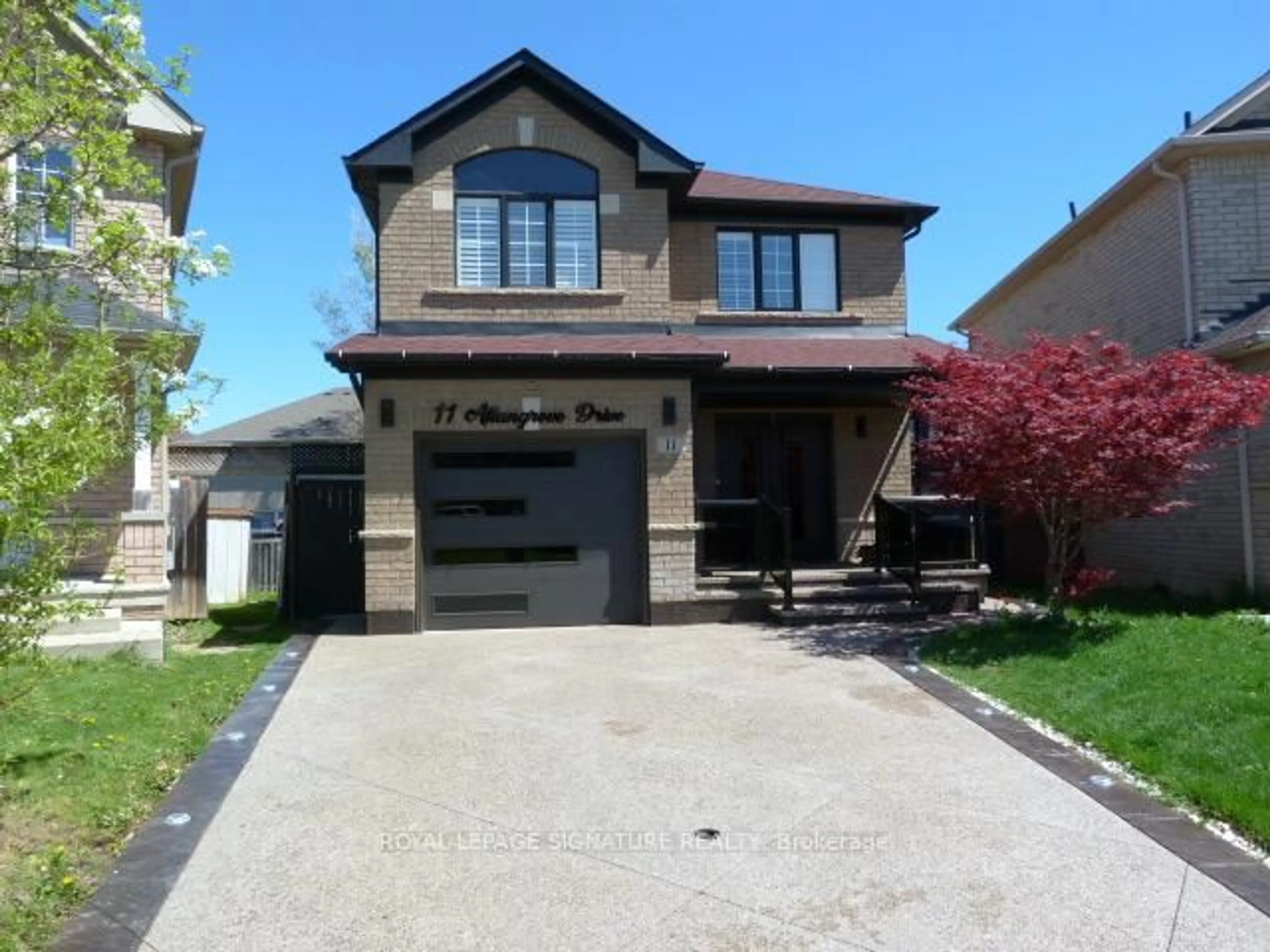 Home with brick exterior material, street for 11 Allangrove Dr, Brampton Ontario L7A 2M4