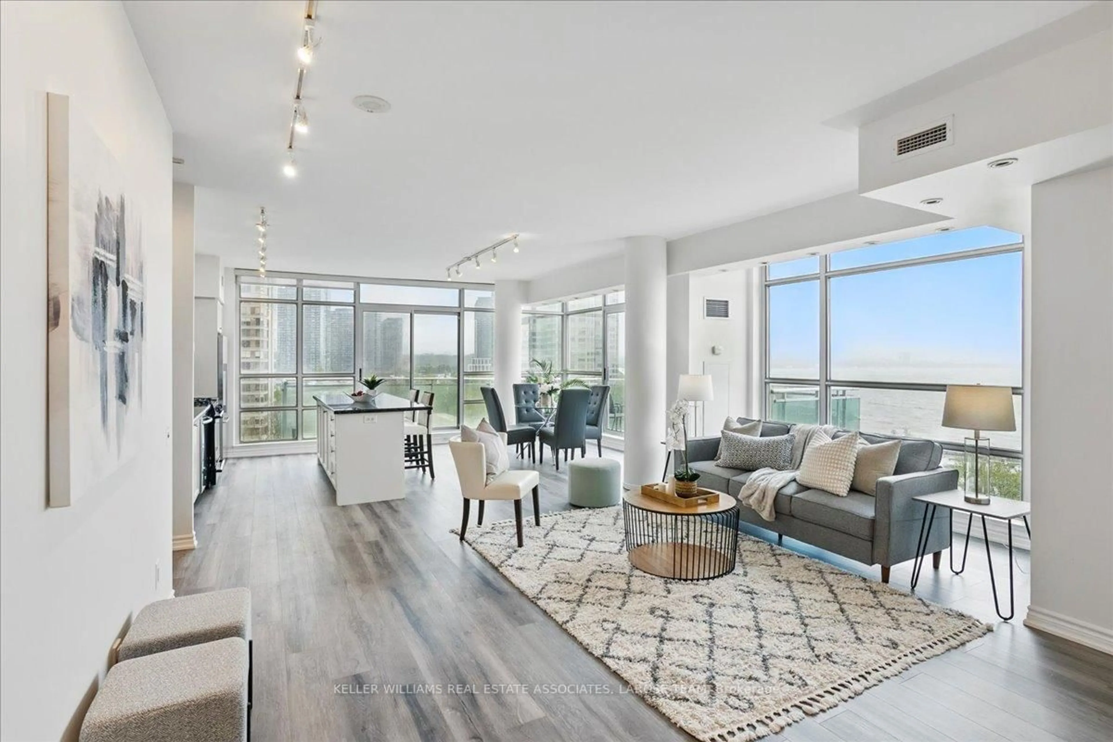 Living room with furniture, unknown for 5 Marine Parade Dr #912, Toronto Ontario M8V 4B4
