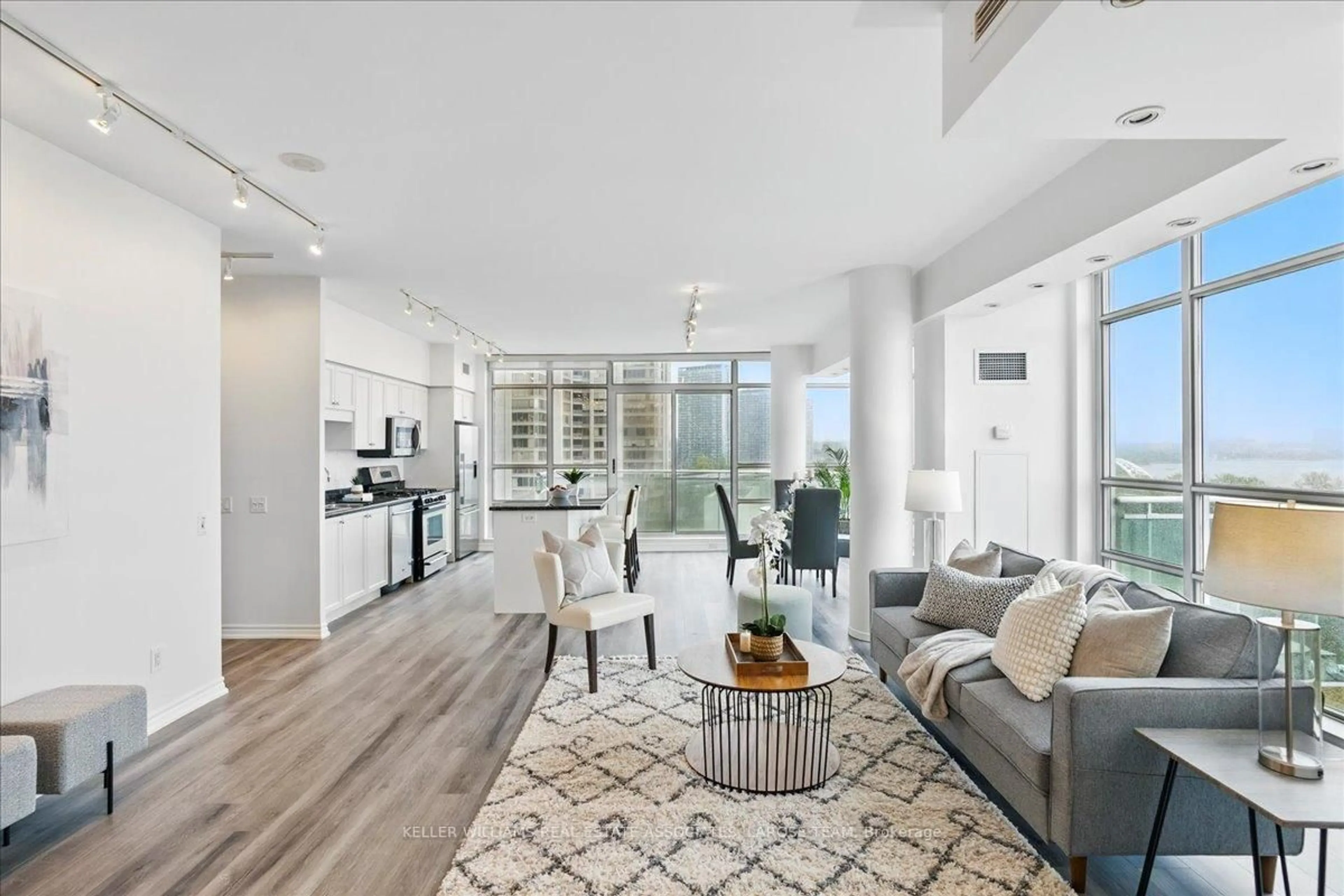 Living room with furniture, unknown for 5 Marine Parade Dr #912, Toronto Ontario M8V 4B4