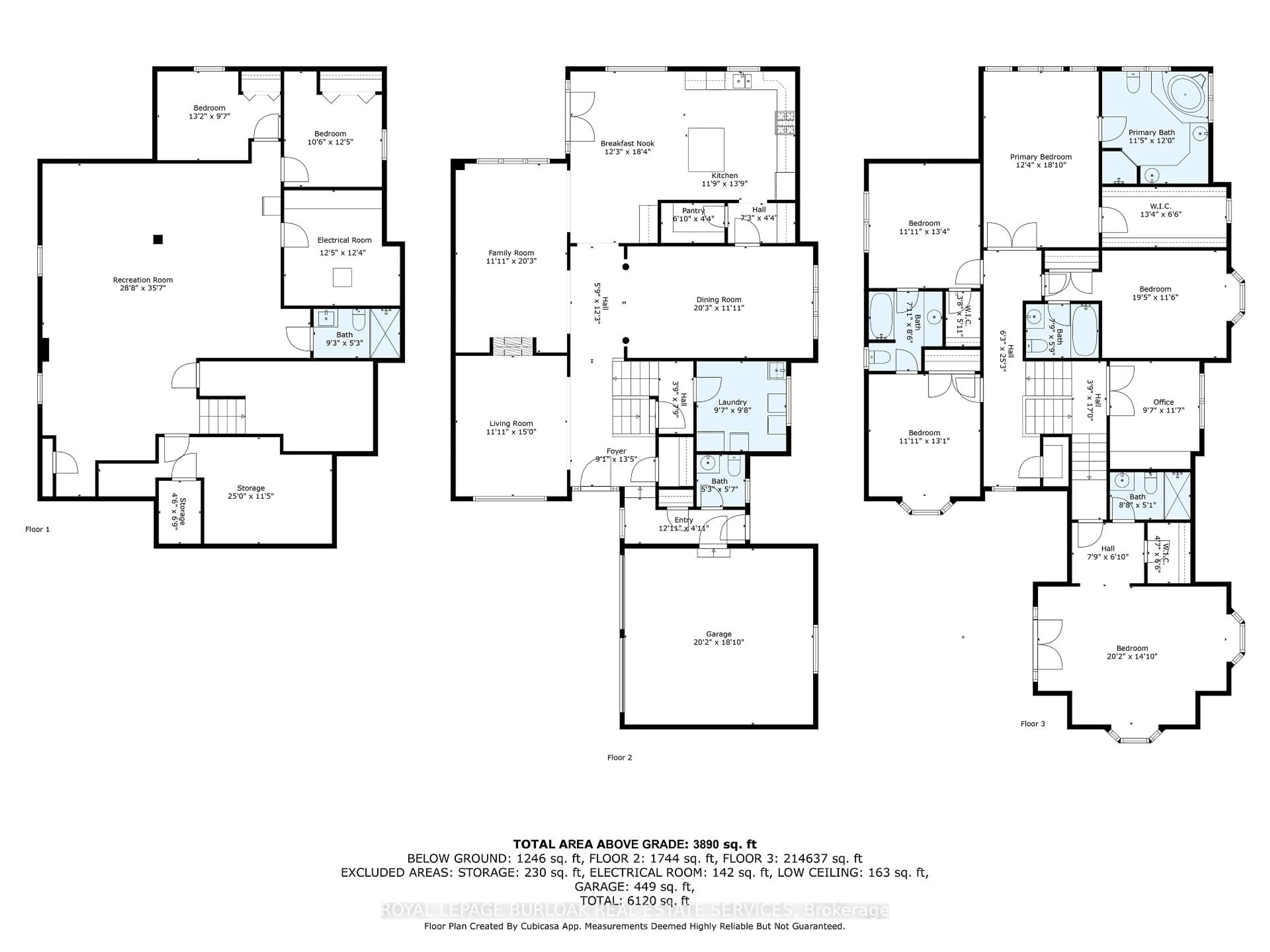 Floor plan for 373 Burloak Dr, Oakville Ontario L6L 6W8
