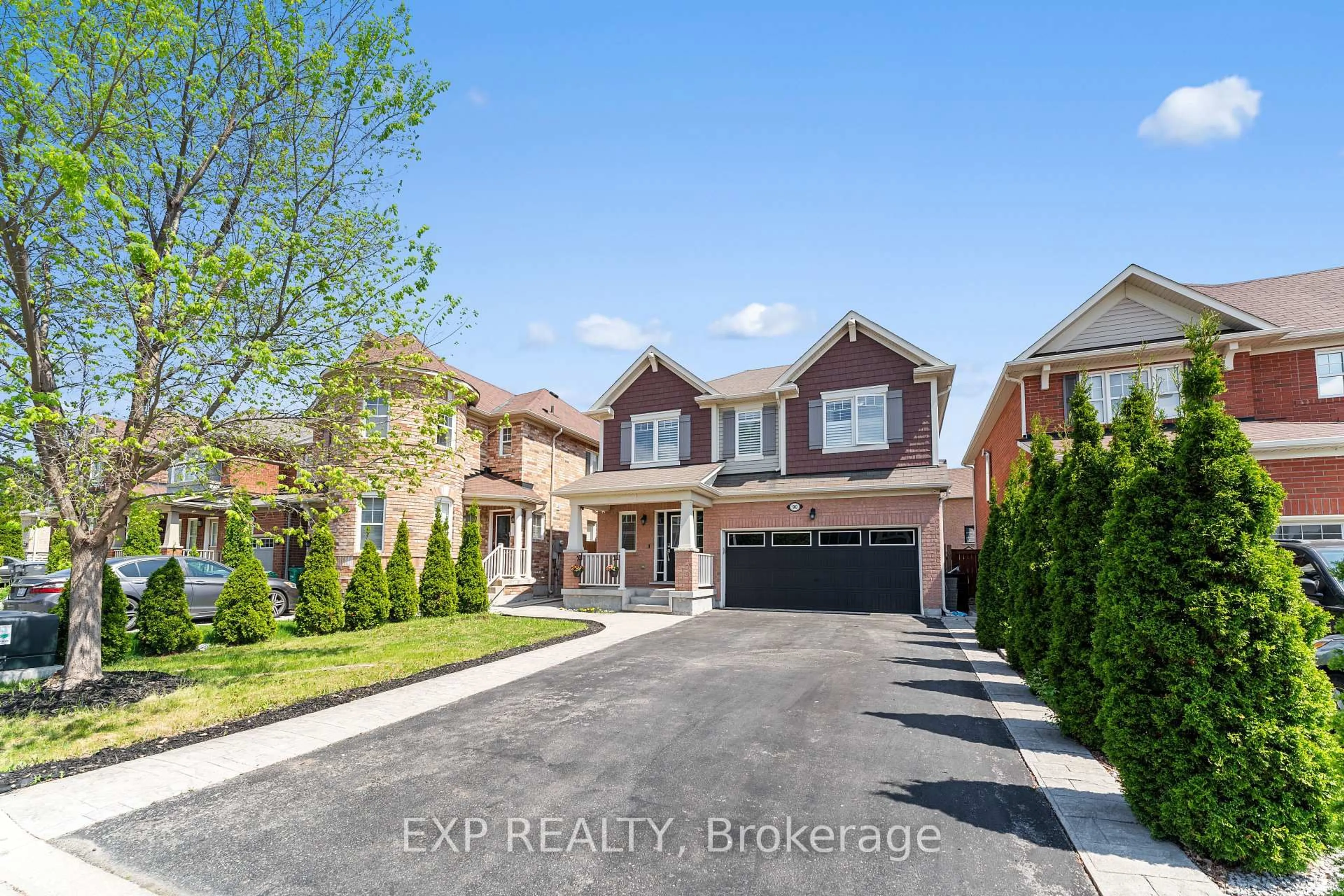 Home with brick exterior material, street for 90 Mccleave Cres, Brampton Ontario L6Y 4Y8