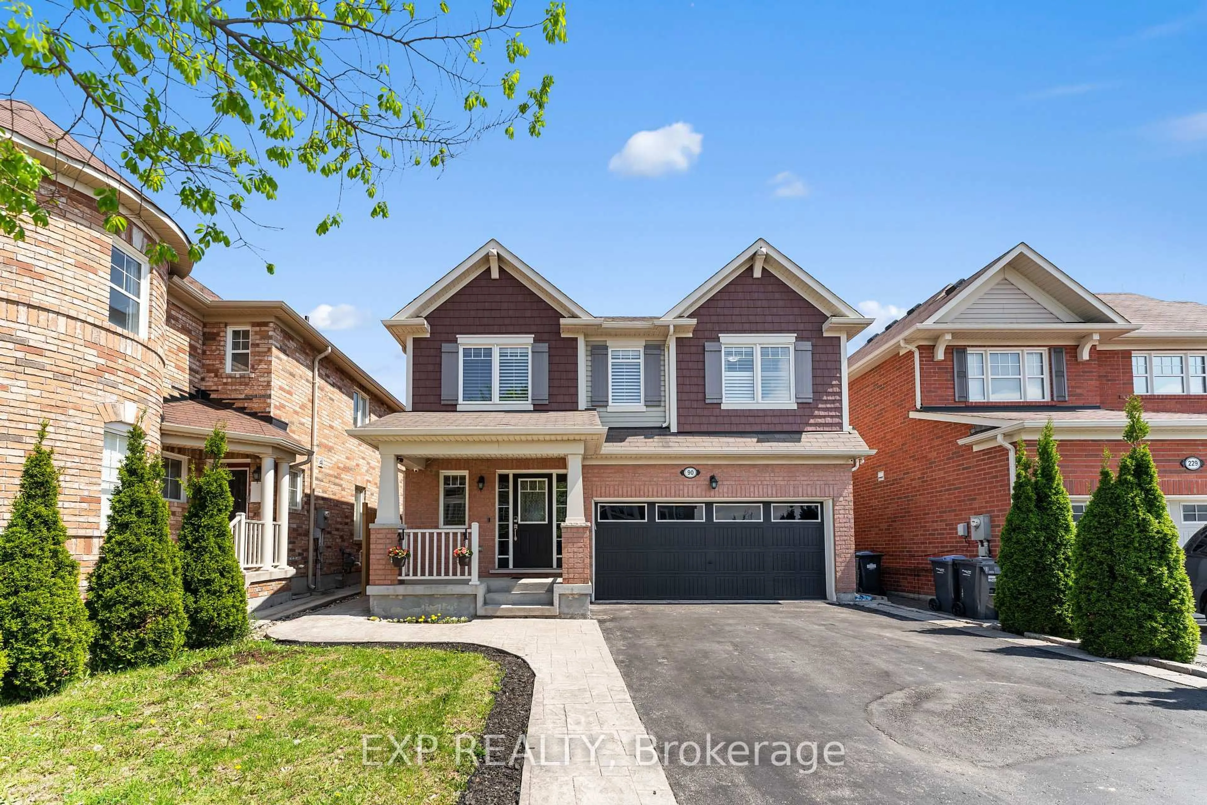 Home with brick exterior material, street for 90 Mccleave Cres, Brampton Ontario L6Y 4Y8