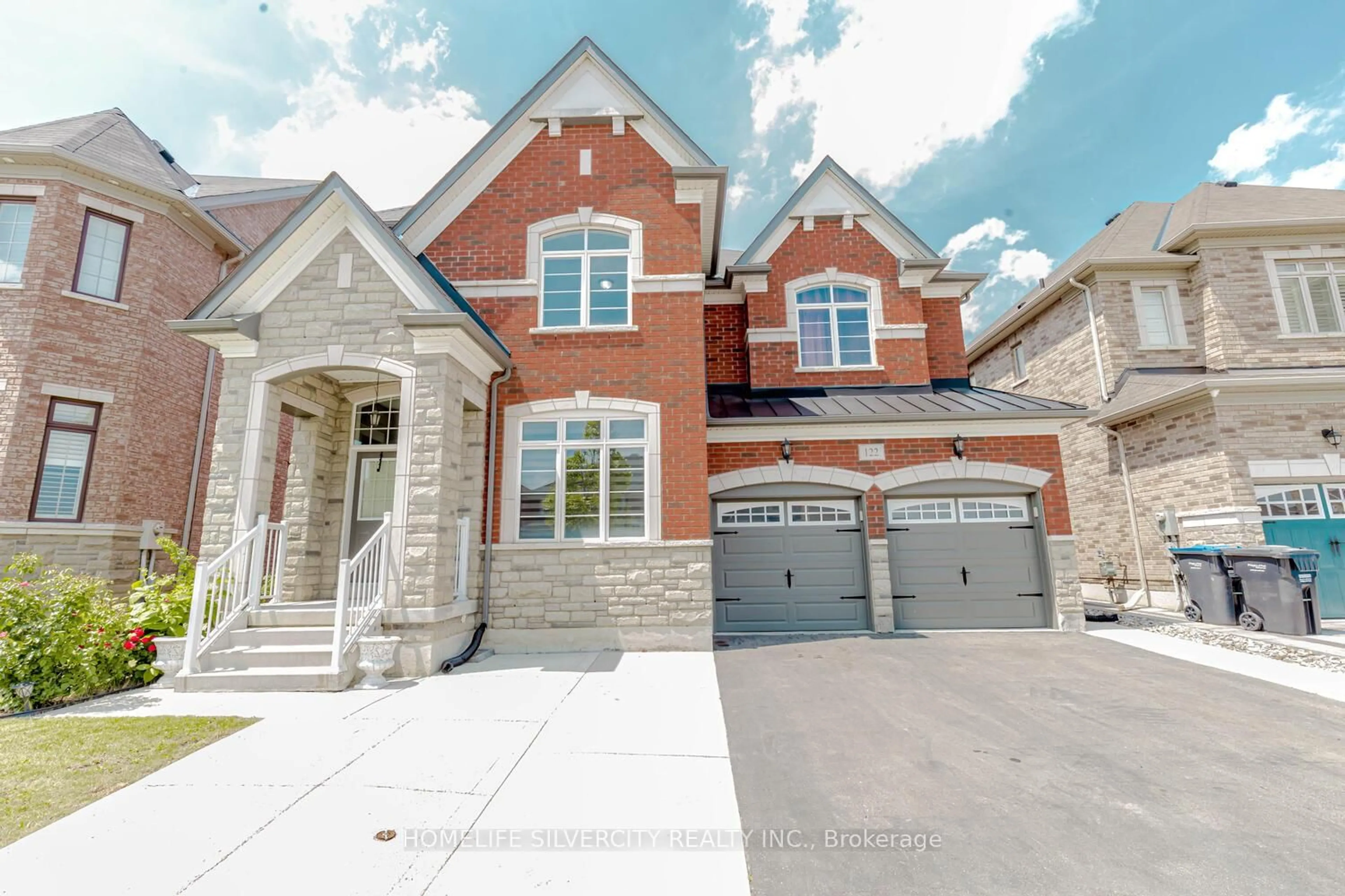 Home with brick exterior material, street for 122 Squire Ellis Dr, Brampton Ontario L6P 4J4