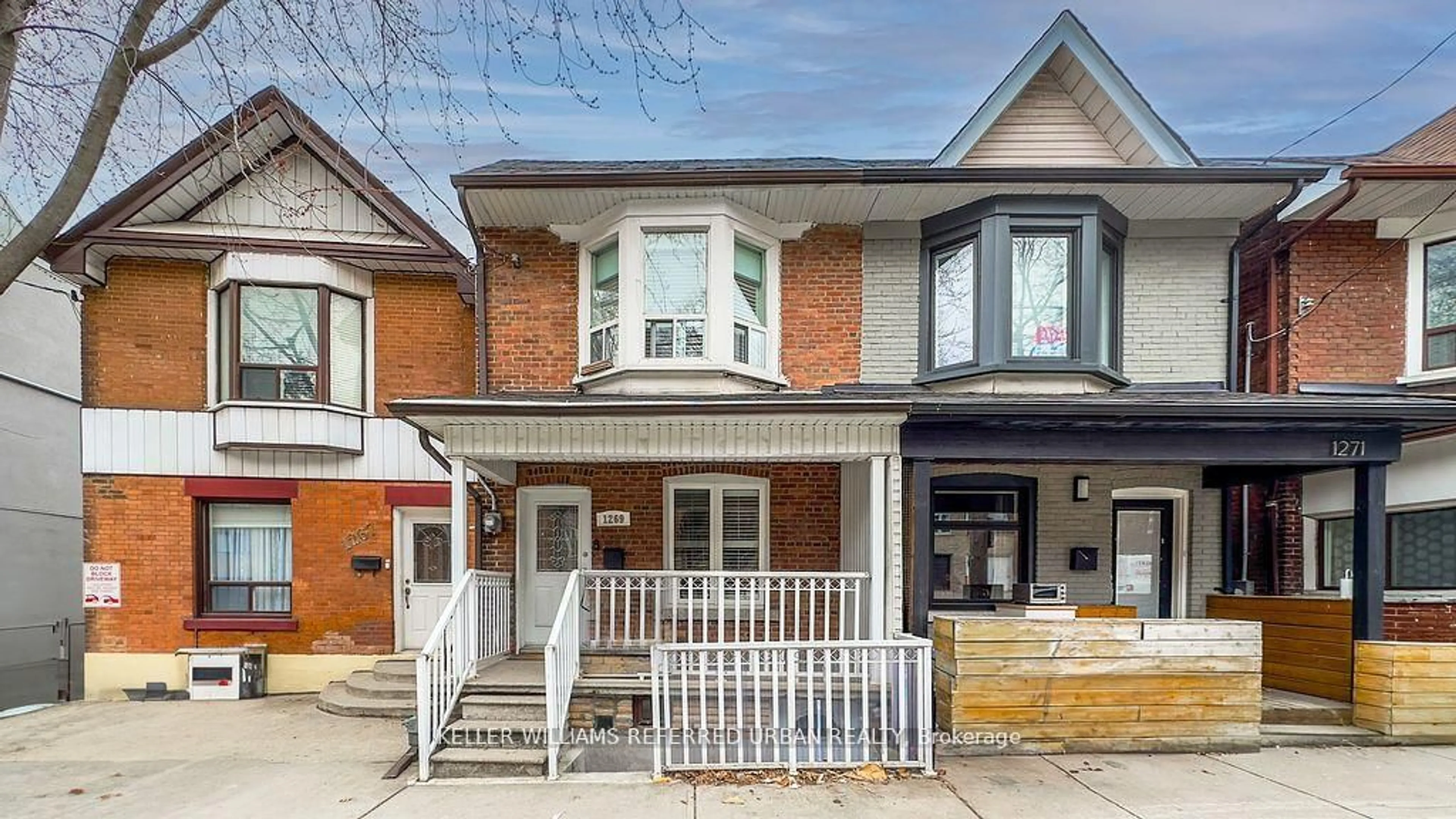 Home with brick exterior material, street for 1269 Davenport Rd, Toronto Ontario M6H 2H2