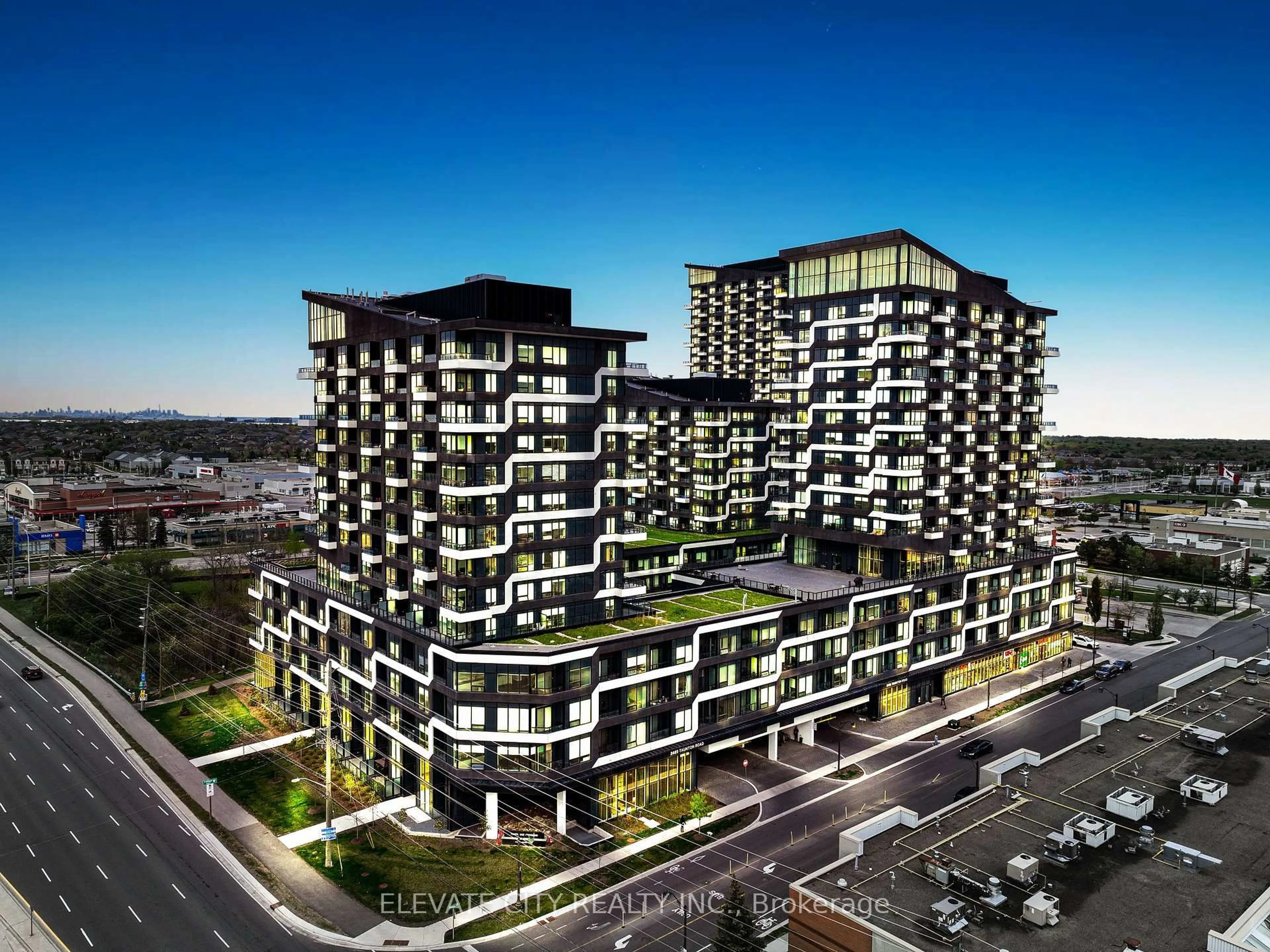A pic from outside/outdoor area/front of a property/back of a property/a pic from drone, unknown for 2489 Taunton Rd #219, Oakville Ontario L6H 3R9